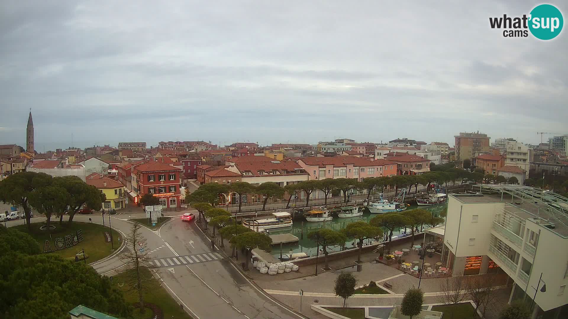 Webcam Hotel Cleofe | Panorama of Caorle old town