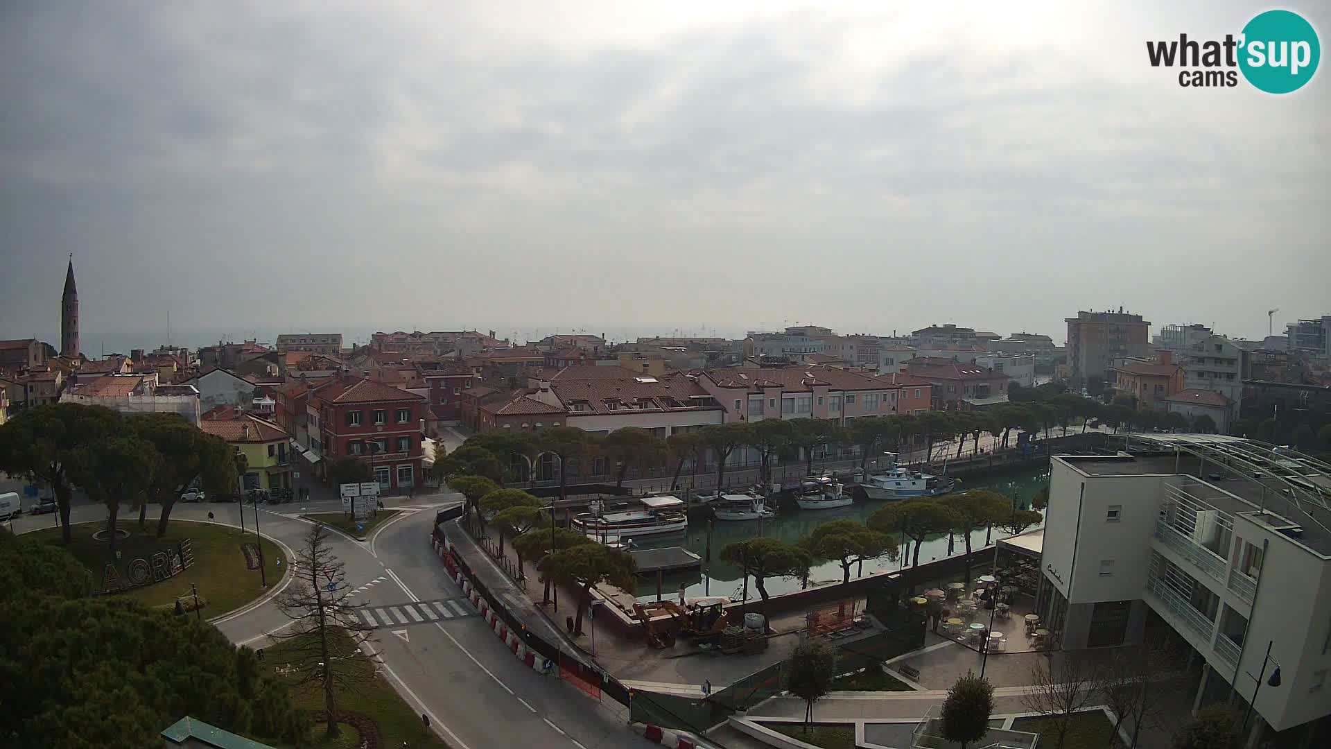 Webcam Hotel Cleofe | Panorama of Caorle old town