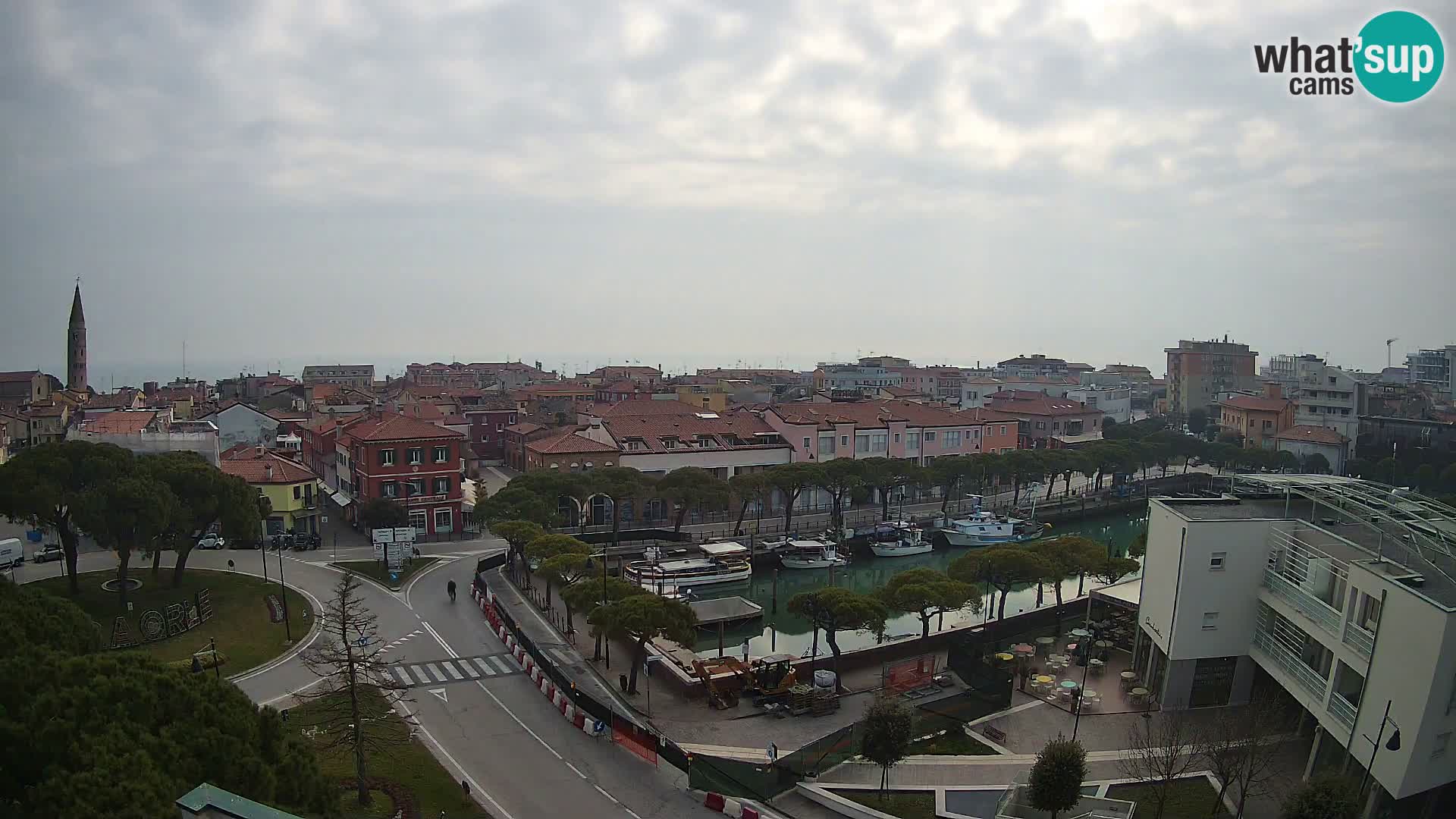 Webcam Hotel Cleofe | Panorama of Caorle old town