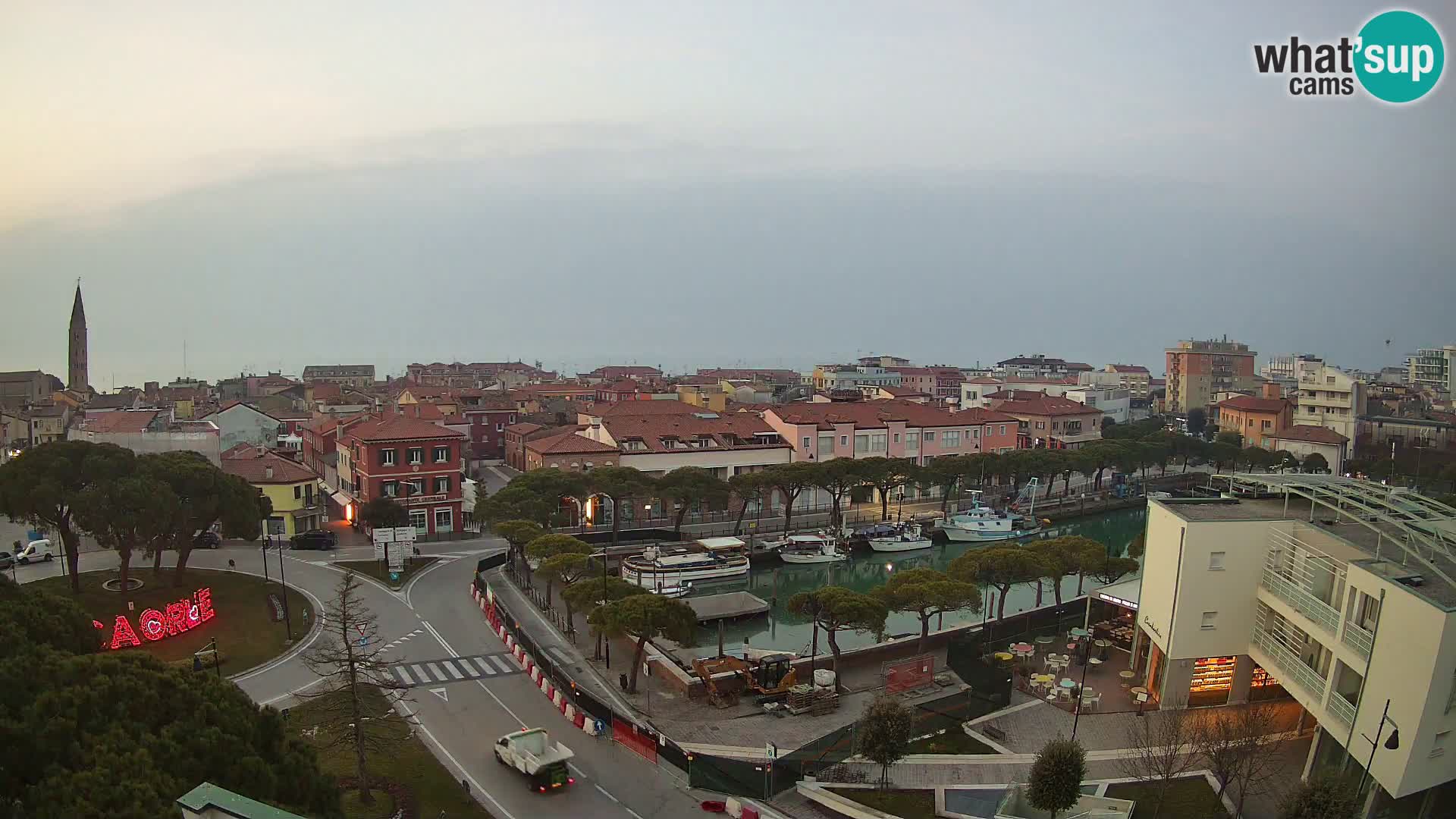 Webcam Hotel Cleofe | Panorama of Caorle old town