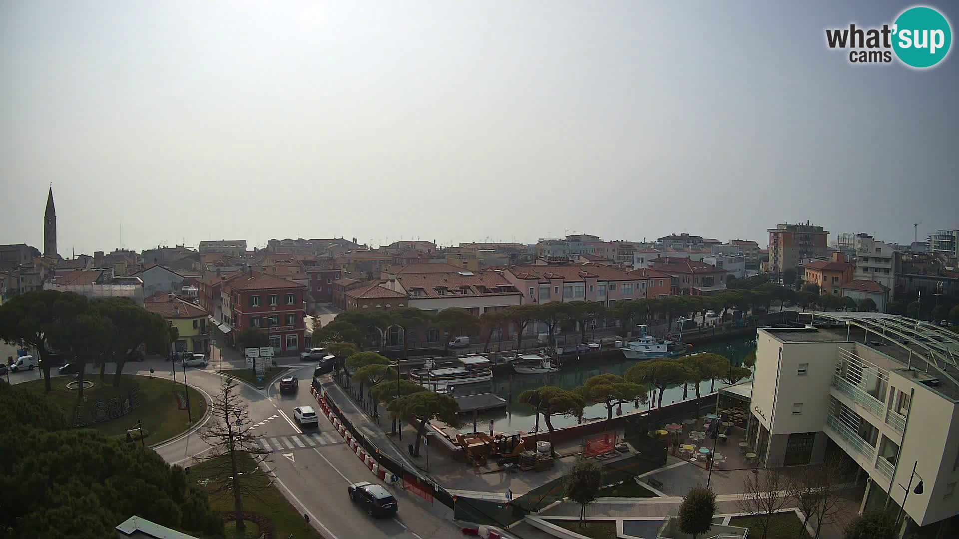 Pogled na Caorle v živo – Hotel Cleofe