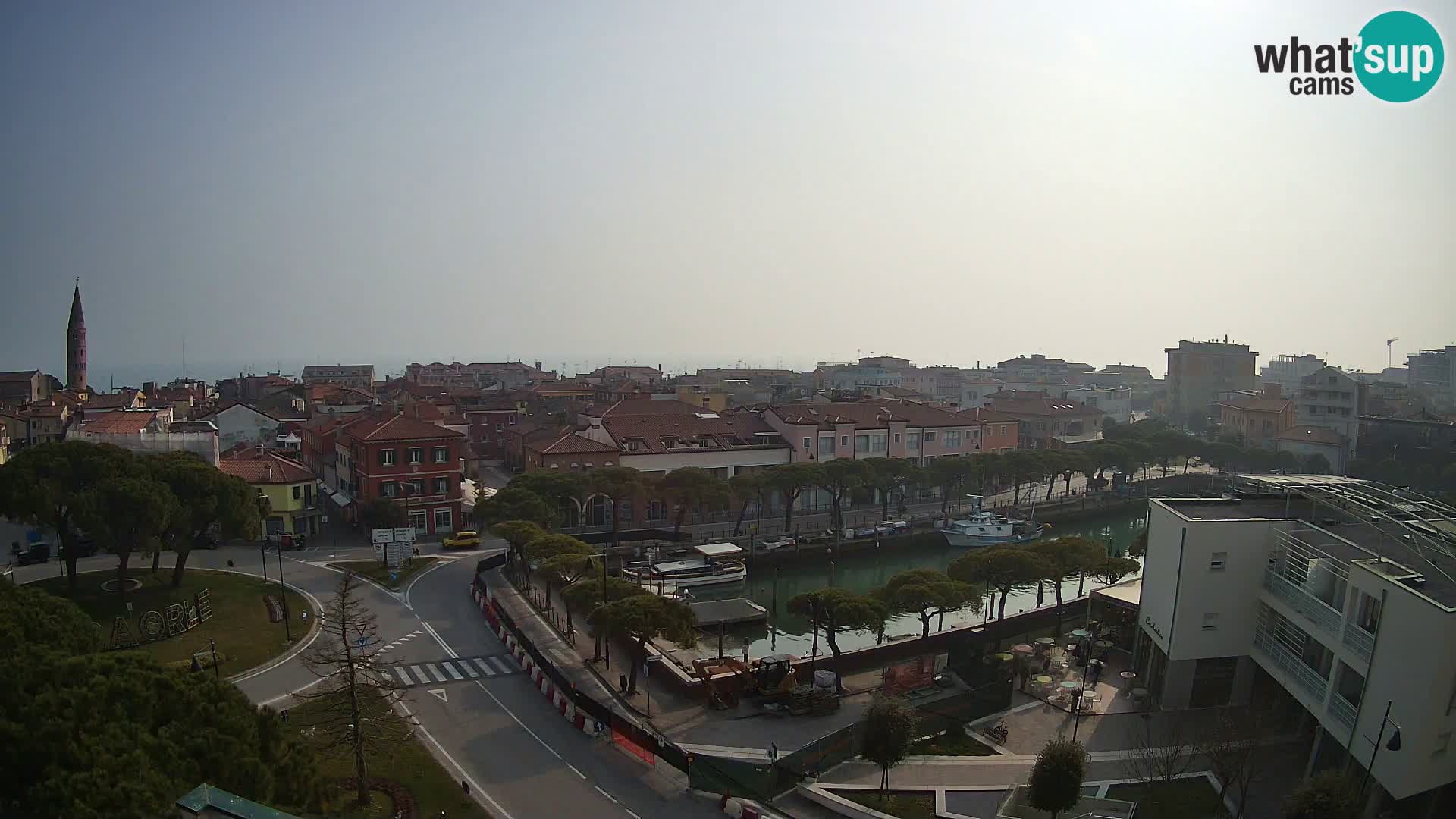 Pogled na Caorle v živo – Hotel Cleofe