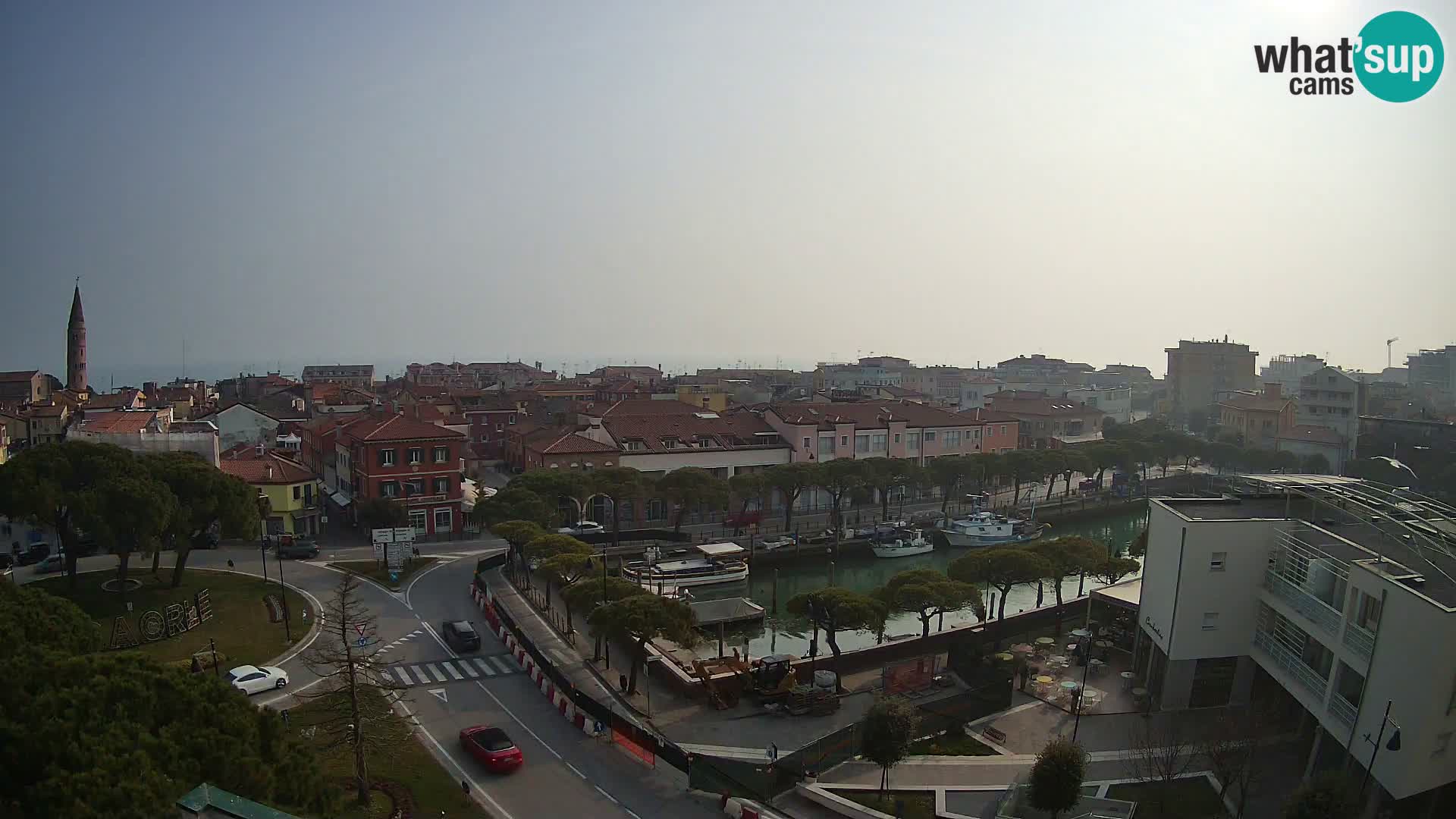 Pogled na Caorle v živo – Hotel Cleofe