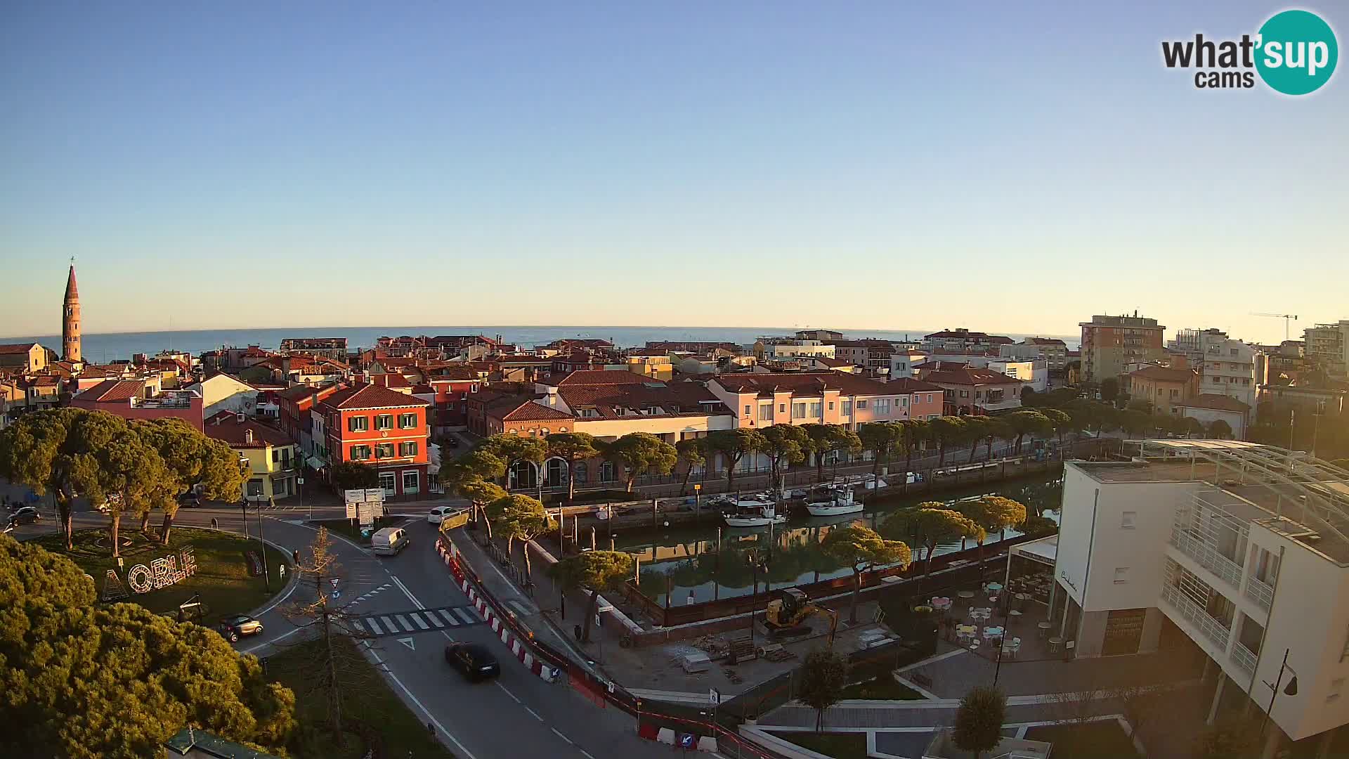 Pogled na Caorle v živo – Hotel Cleofe