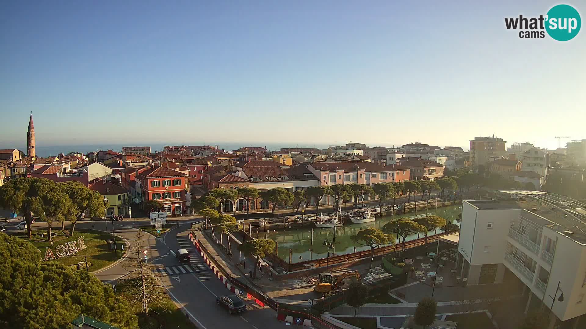 Webcam Hotel Cleofe | Panorama of Caorle old town