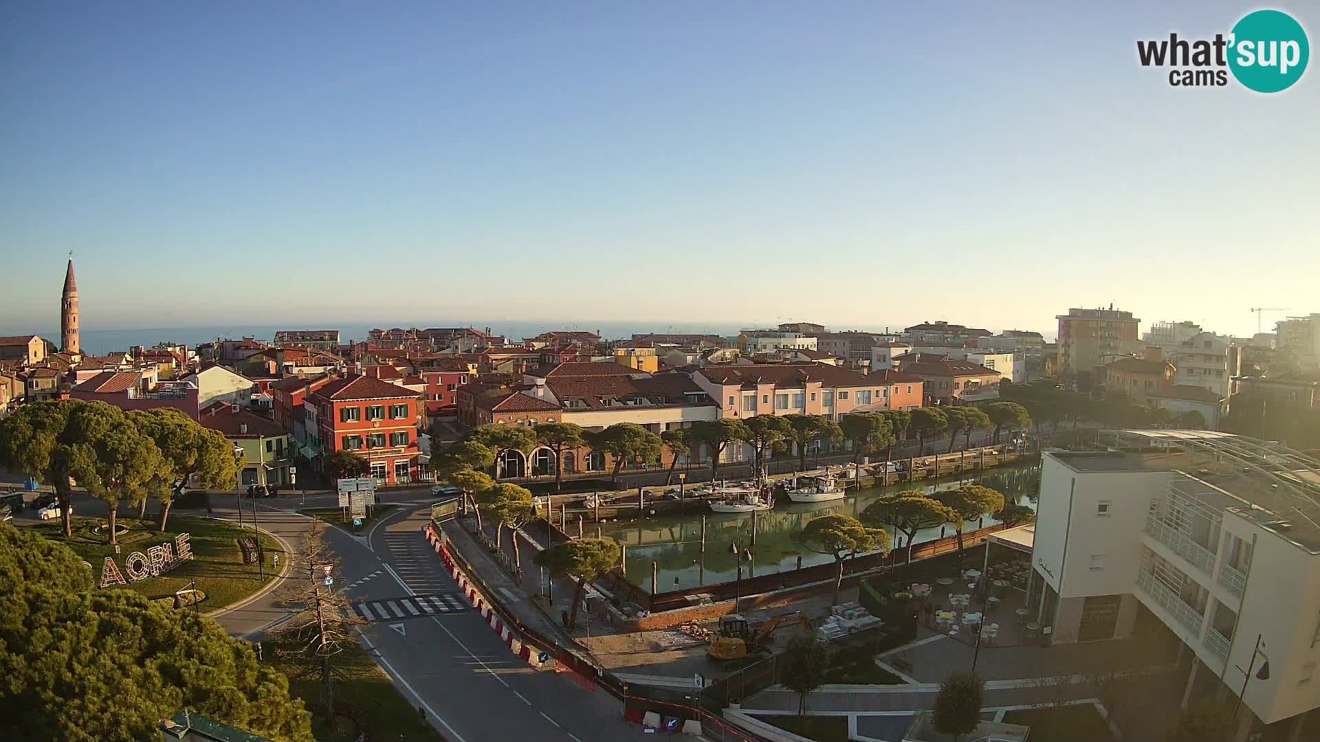 Webcam Hotel Cleofe | Panorama of Caorle old town