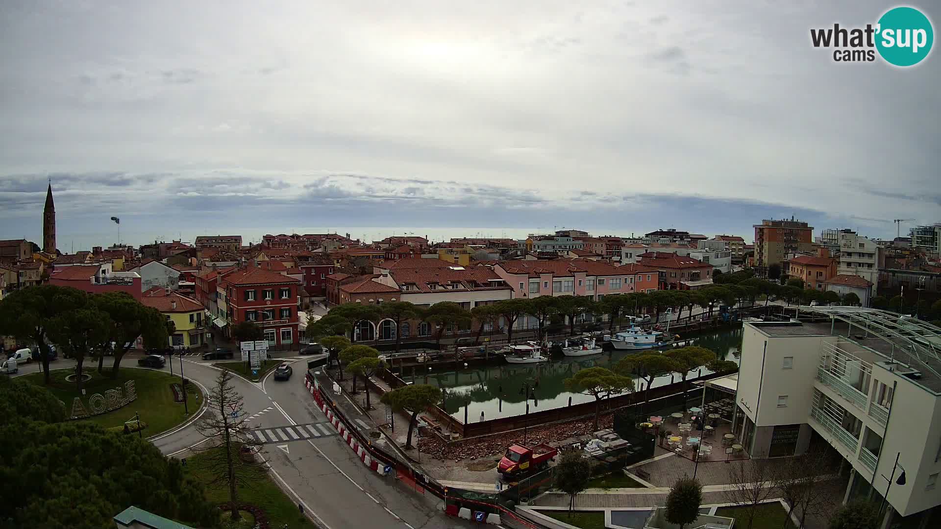 Webcam Hotel Cleofe | Panorama of Caorle old town