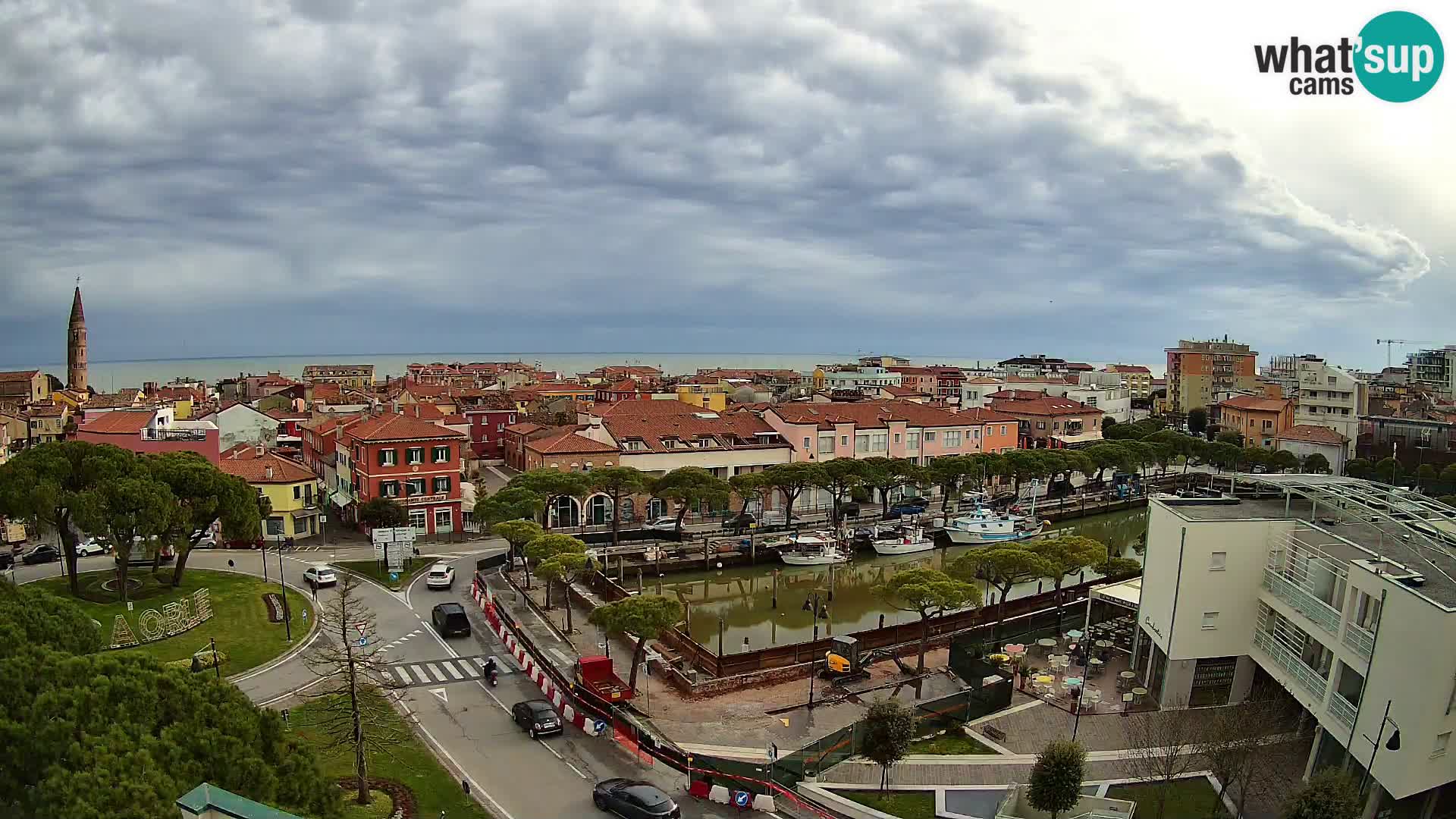 Webcam Hotel Cleofe | Panorama of Caorle old town