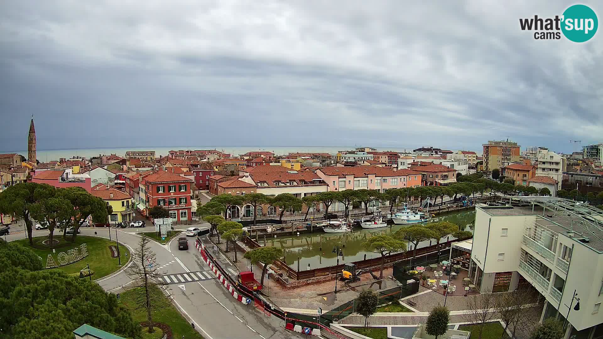 Webcam Hotel Cleofe | Panorama of Caorle old town