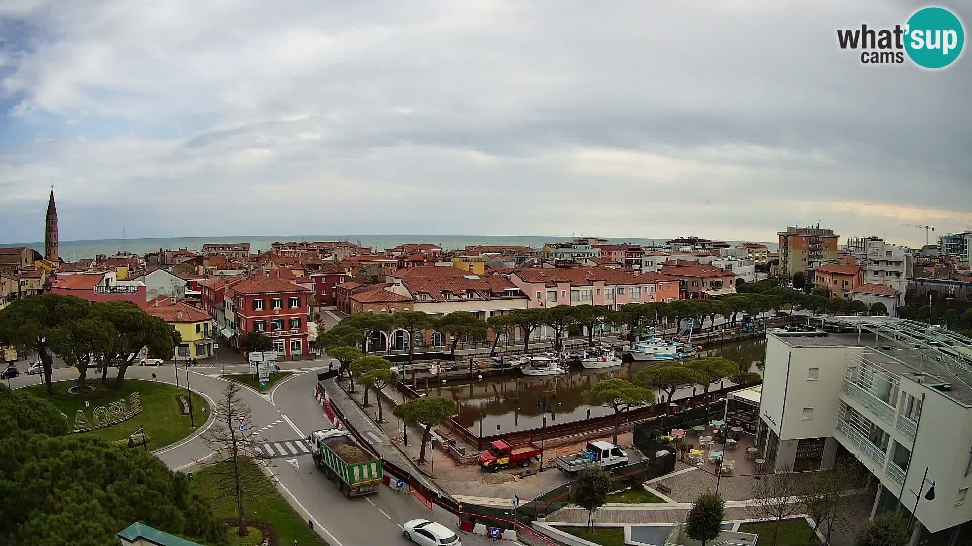 Webcam Hotel Cleofe | Panorama of Caorle old town