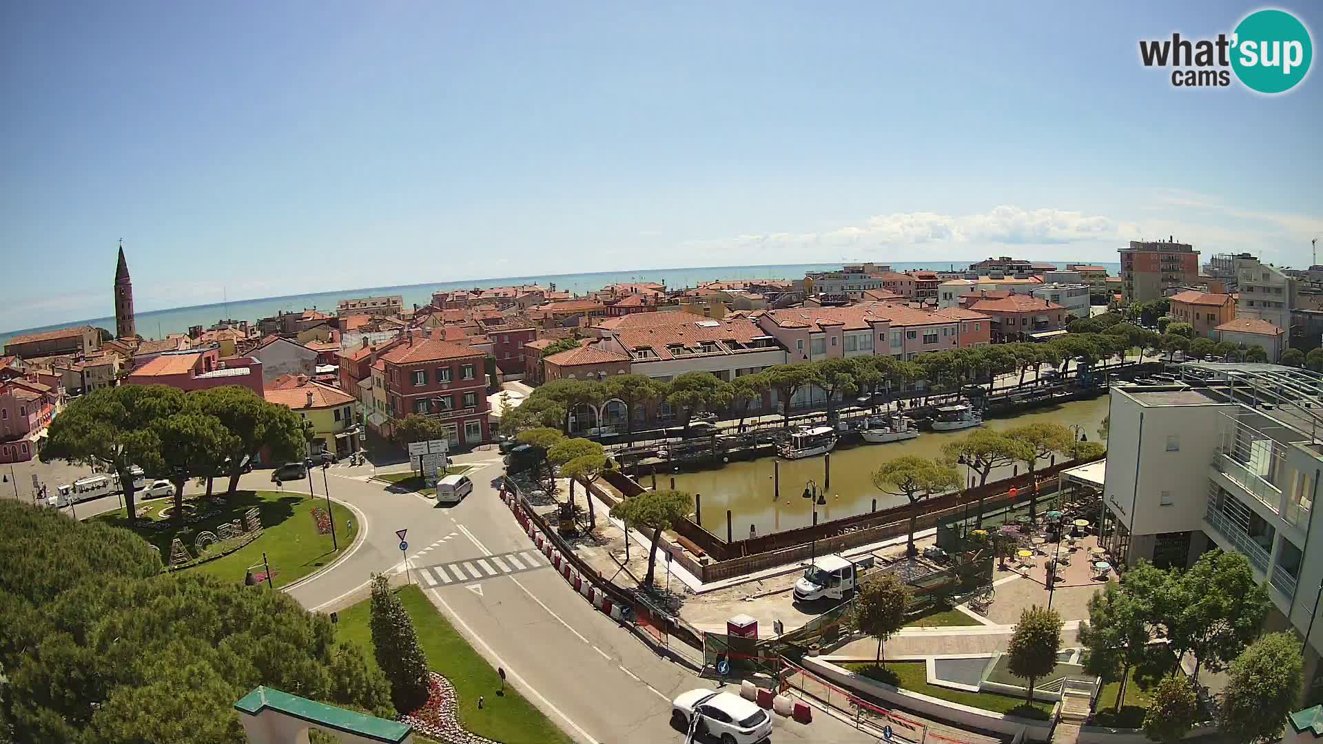Webcam Hotel Cleofe | Panorama of Caorle old town