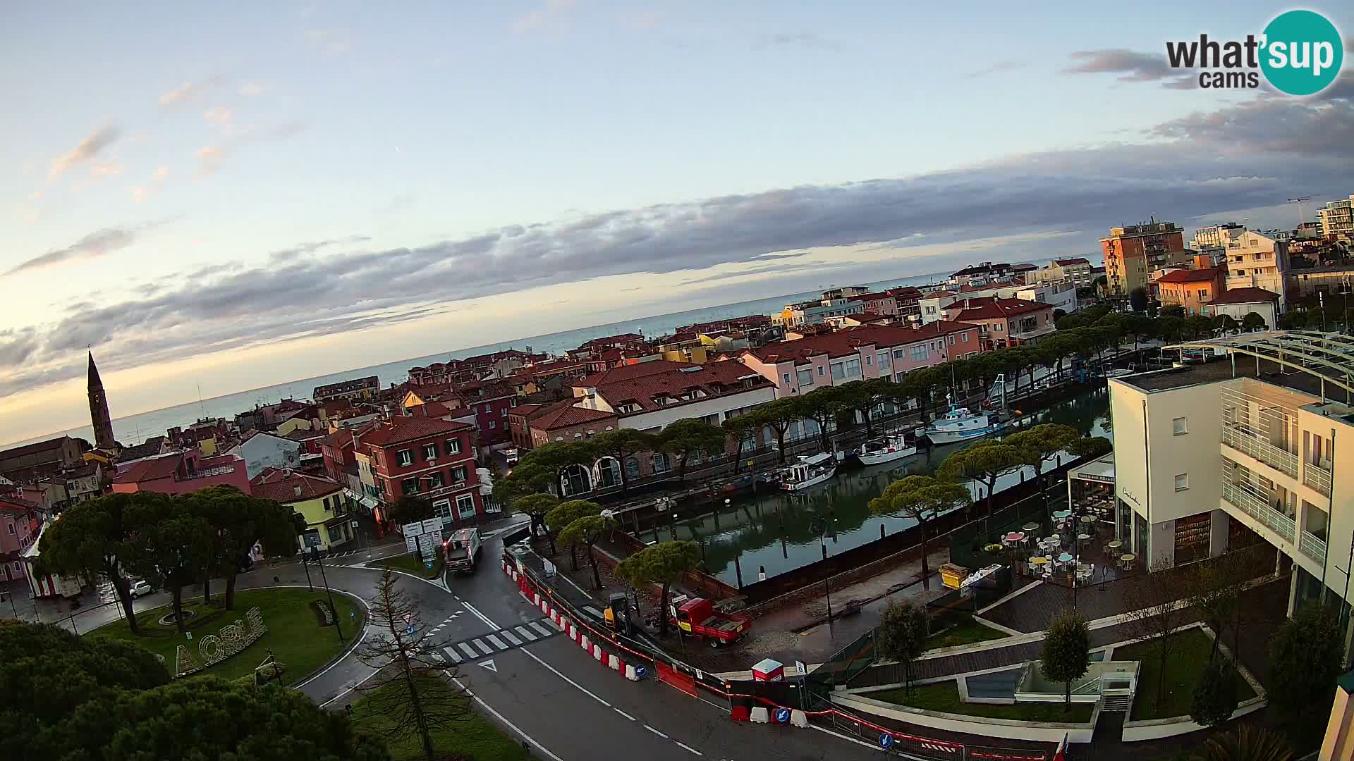 Webcam Hotel Cleofe | Panorama of Caorle old town