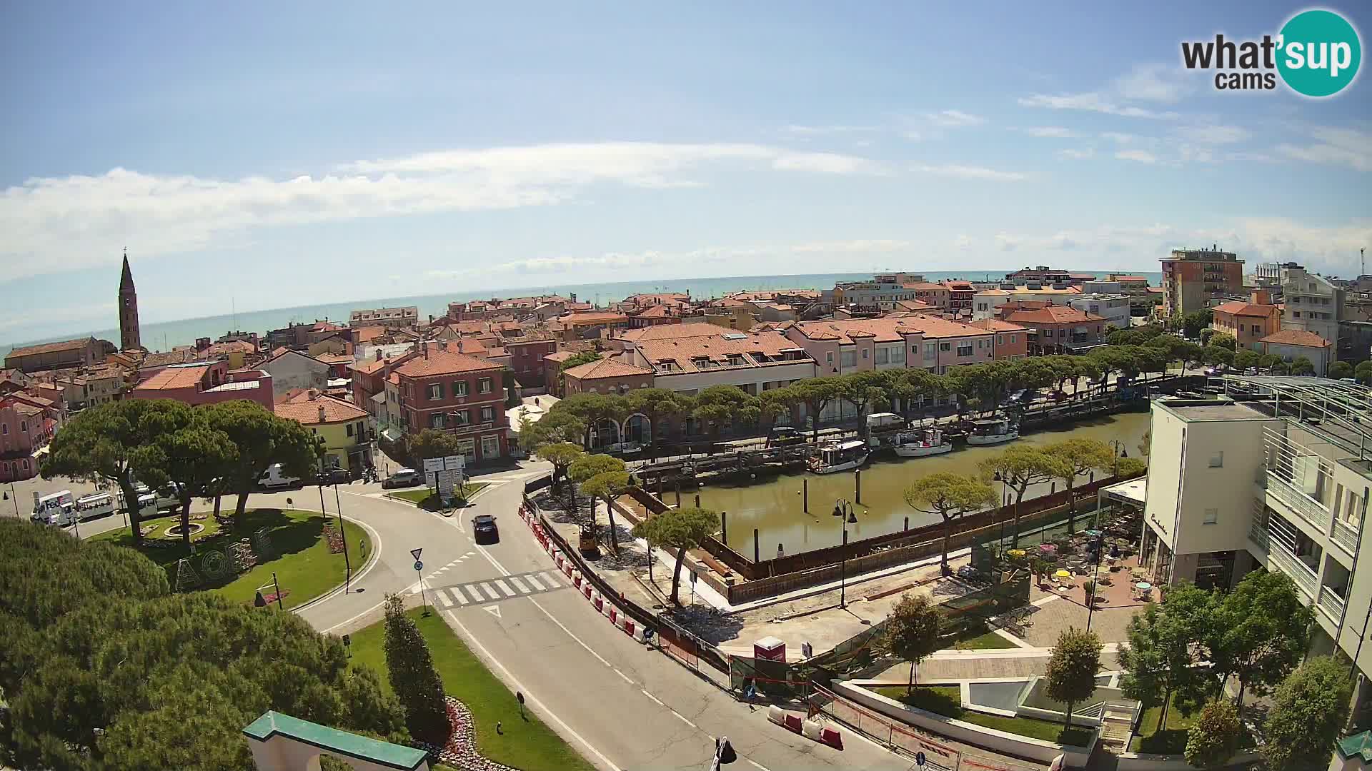 Webcam Panorama von Caorle – Hotel Cleofe