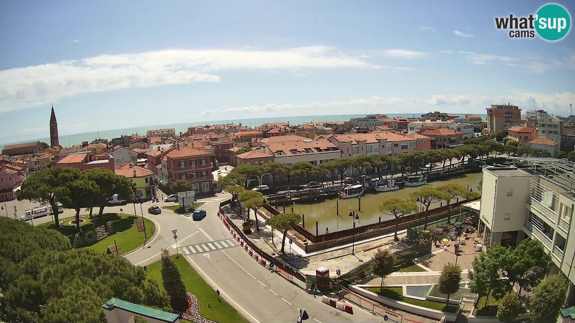 Webcam Panorama von Caorle – Hotel Cleofe
