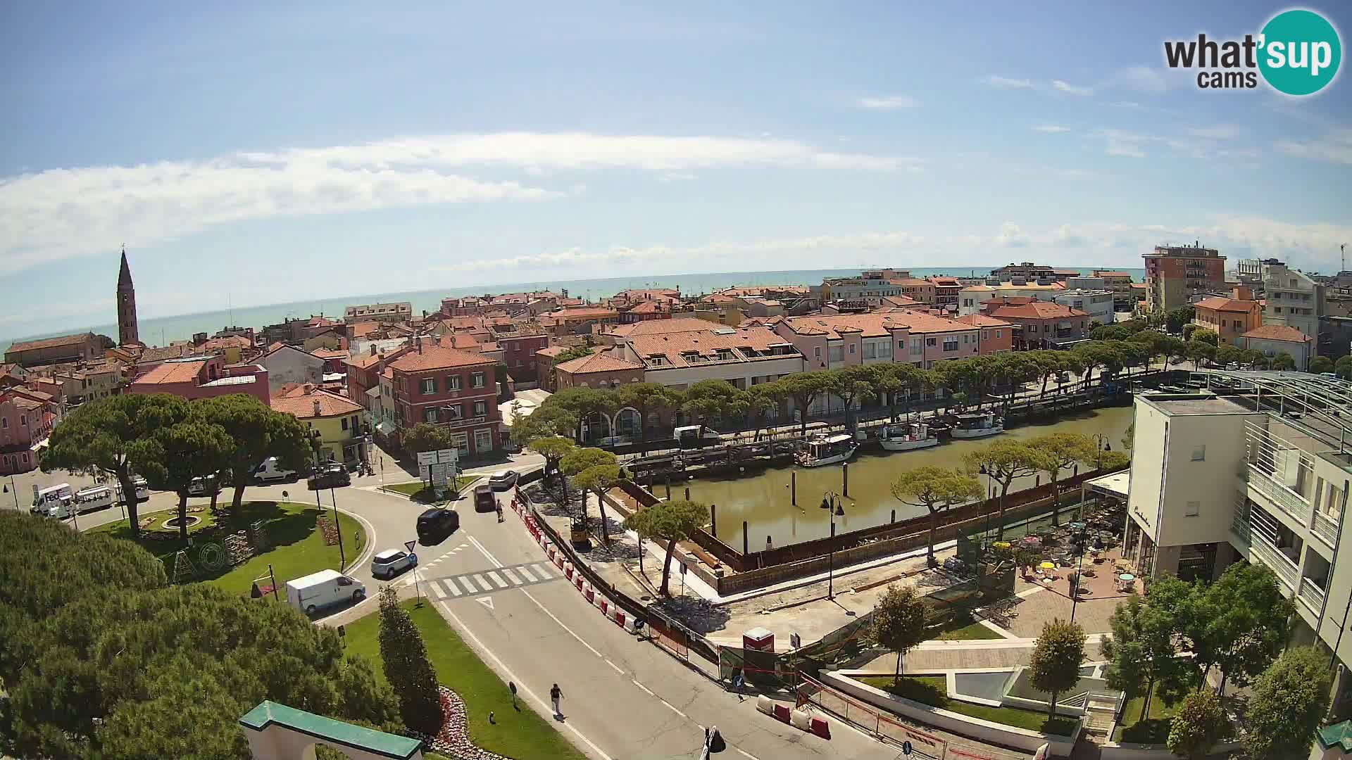 Webcam Hotel Cleofe | Panorama of Caorle old town