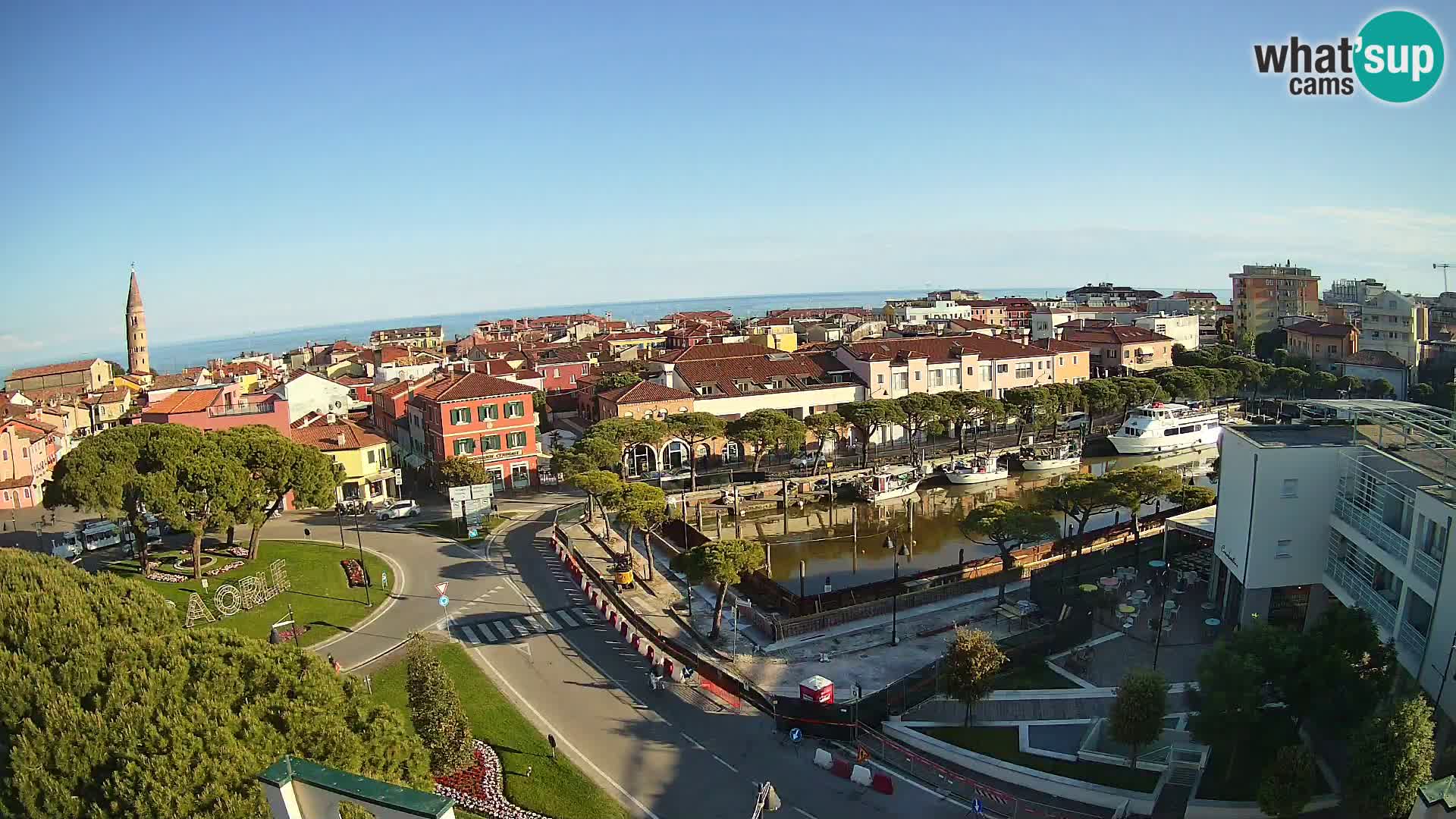 Pogled na Caorle v živo – Hotel Cleofe