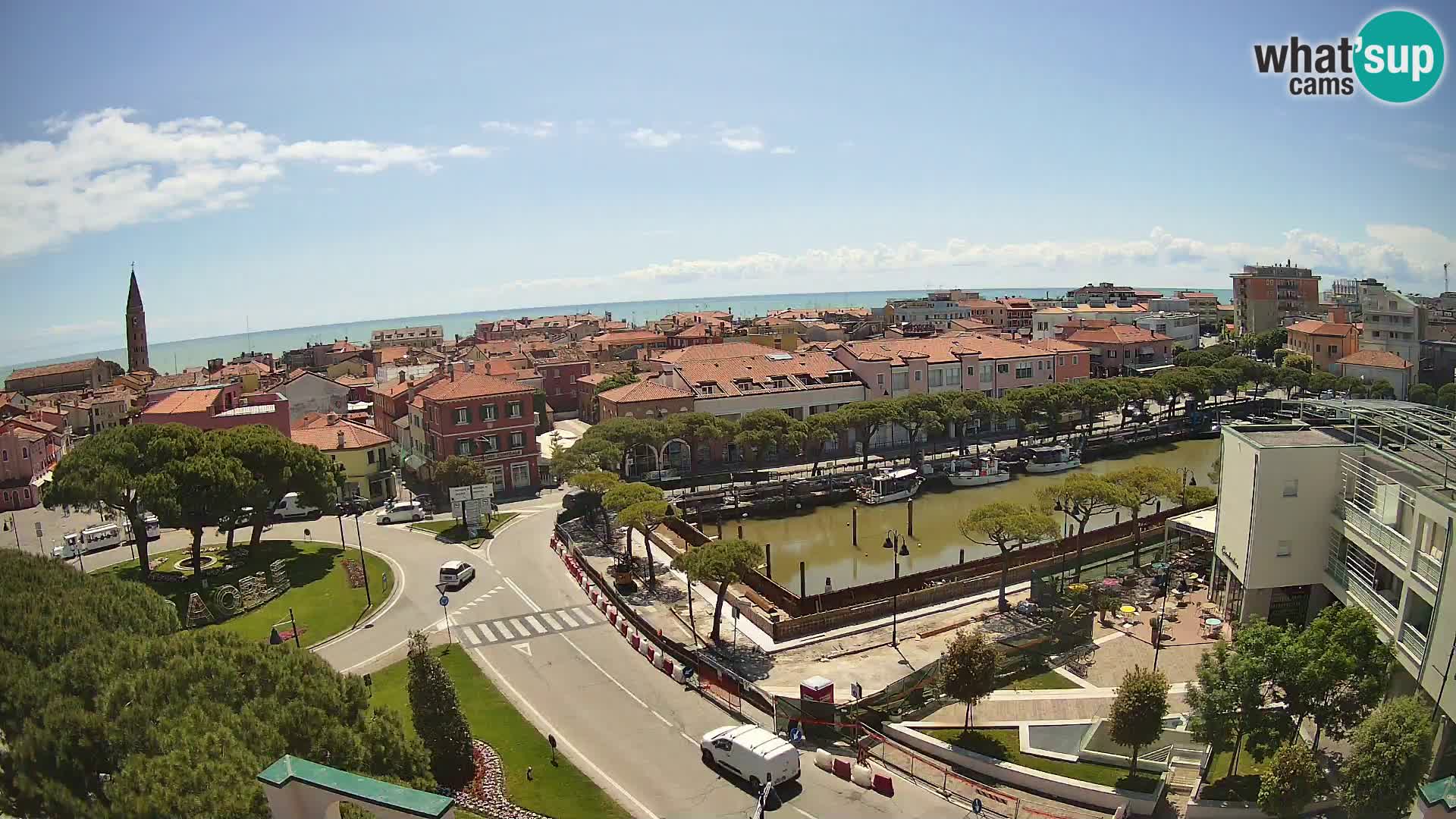 Ulaz u Caorle  Web kamera hotel Cleofe Caorle