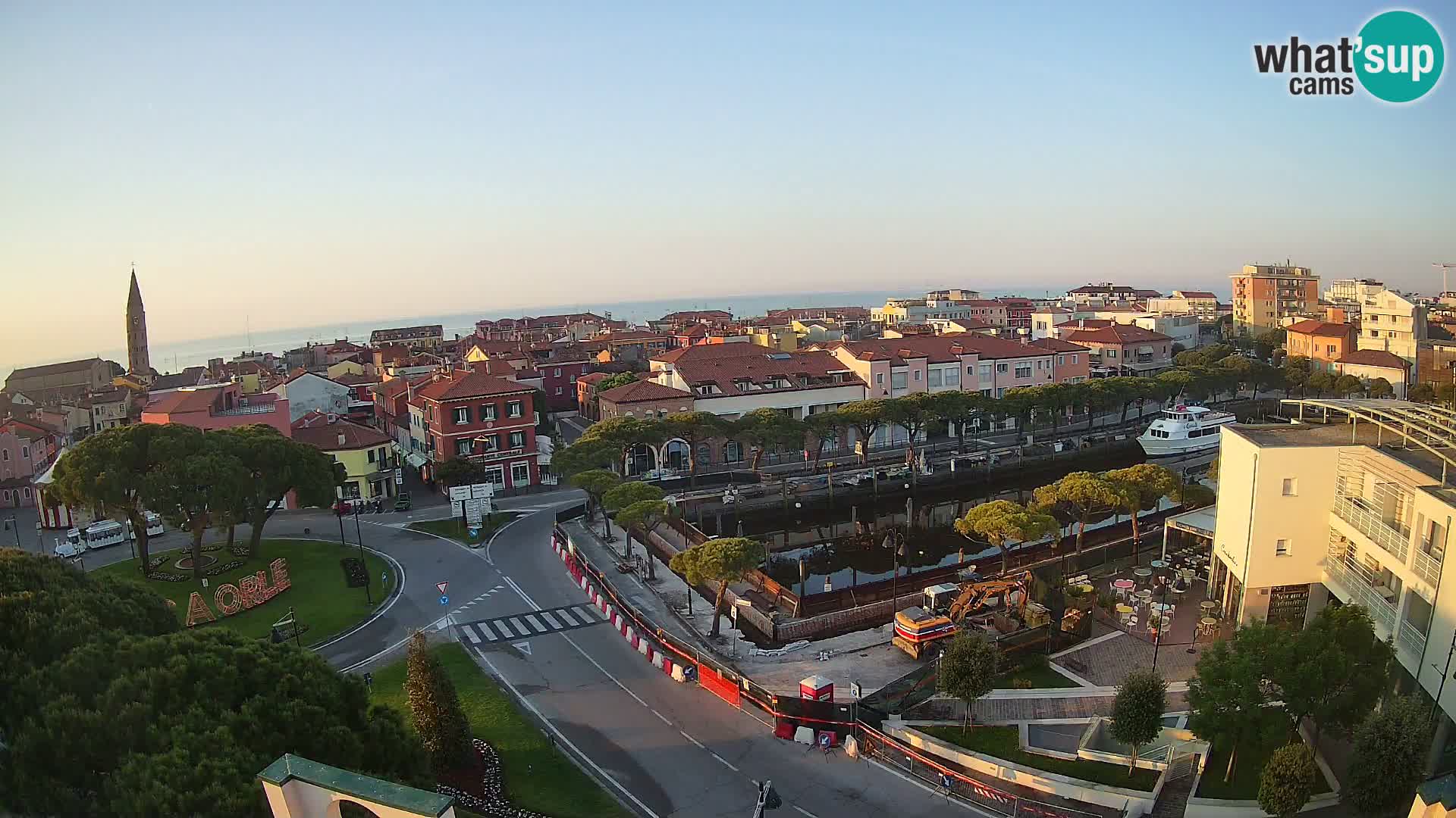 Webcam Hotel Cleofe | Panorama of Caorle old town