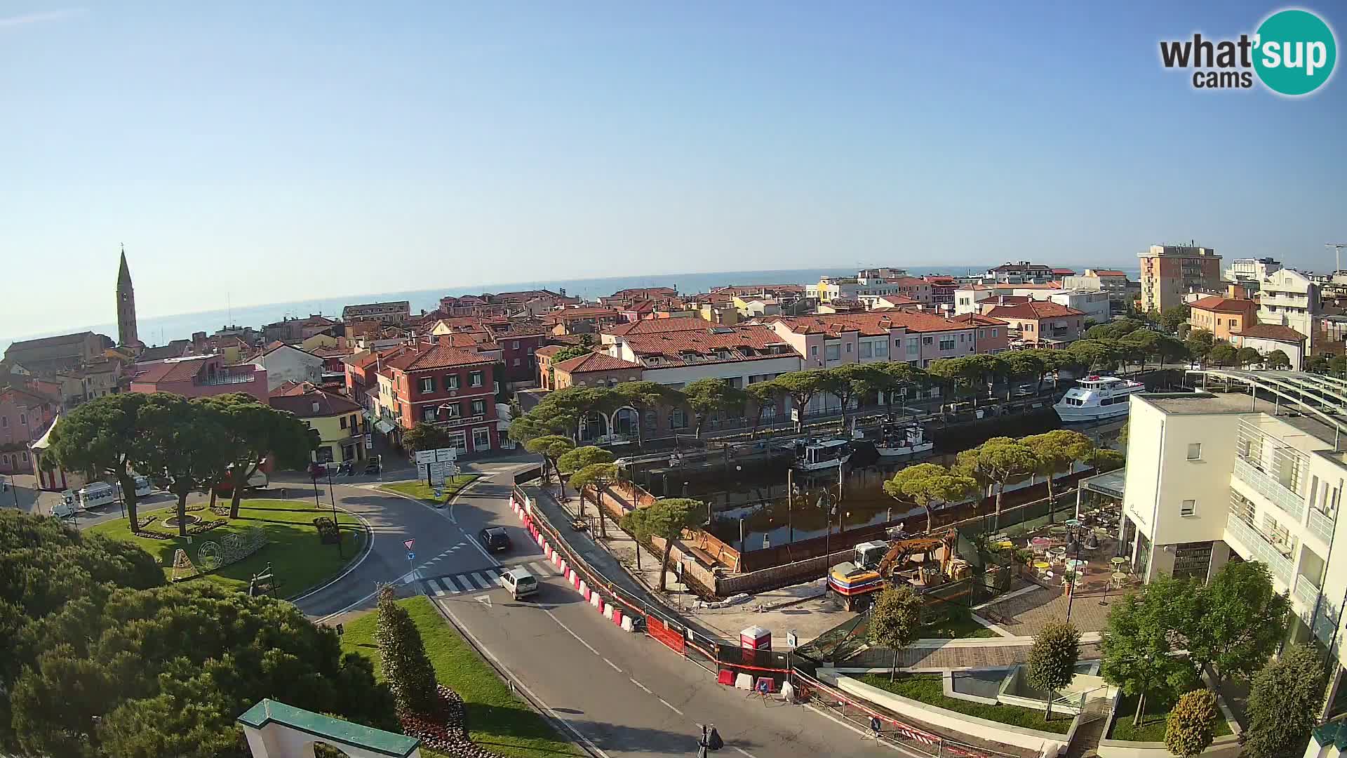 Webcam Hotel Cleofe | Panorama of Caorle old town