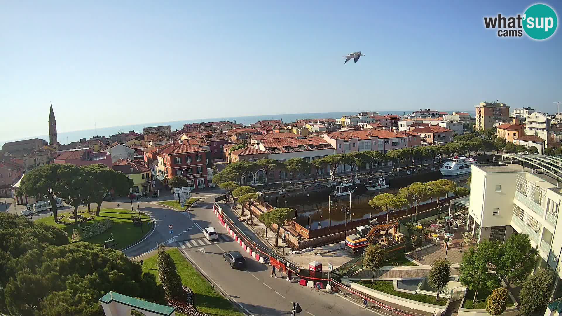 Webcam Panorama von Caorle – Hotel Cleofe