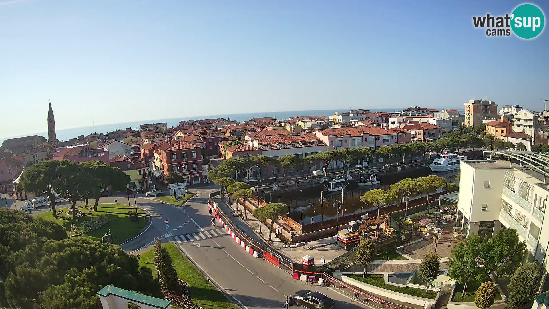 Ulaz u Caorle  Web kamera hotel Cleofe Caorle