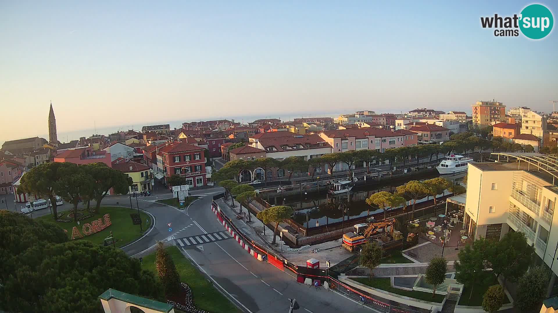 Webcam Hotel Cleofe | Panorama of Caorle old town