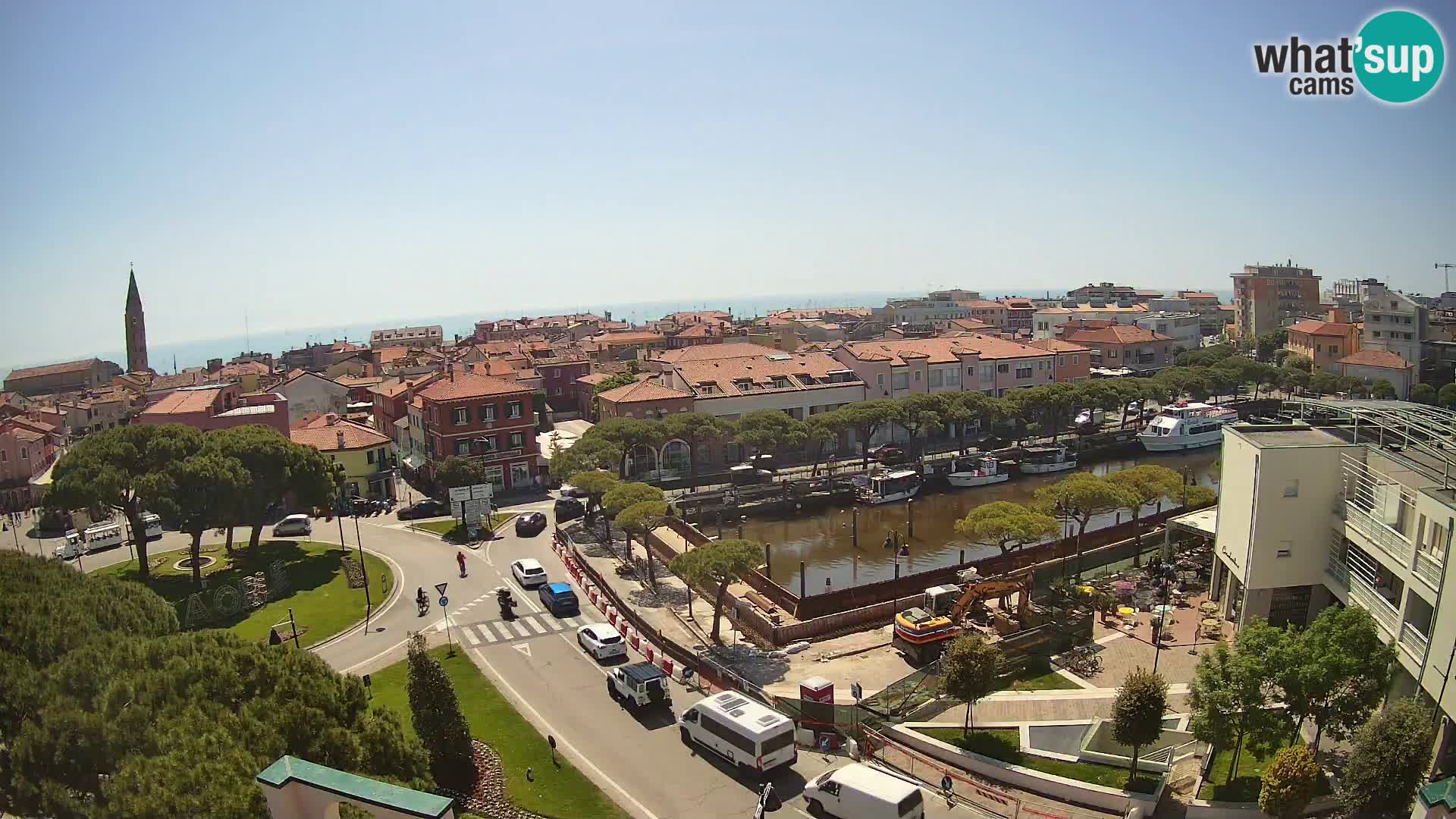 Webcam Hotel Cleofe | Panorama of Caorle old town