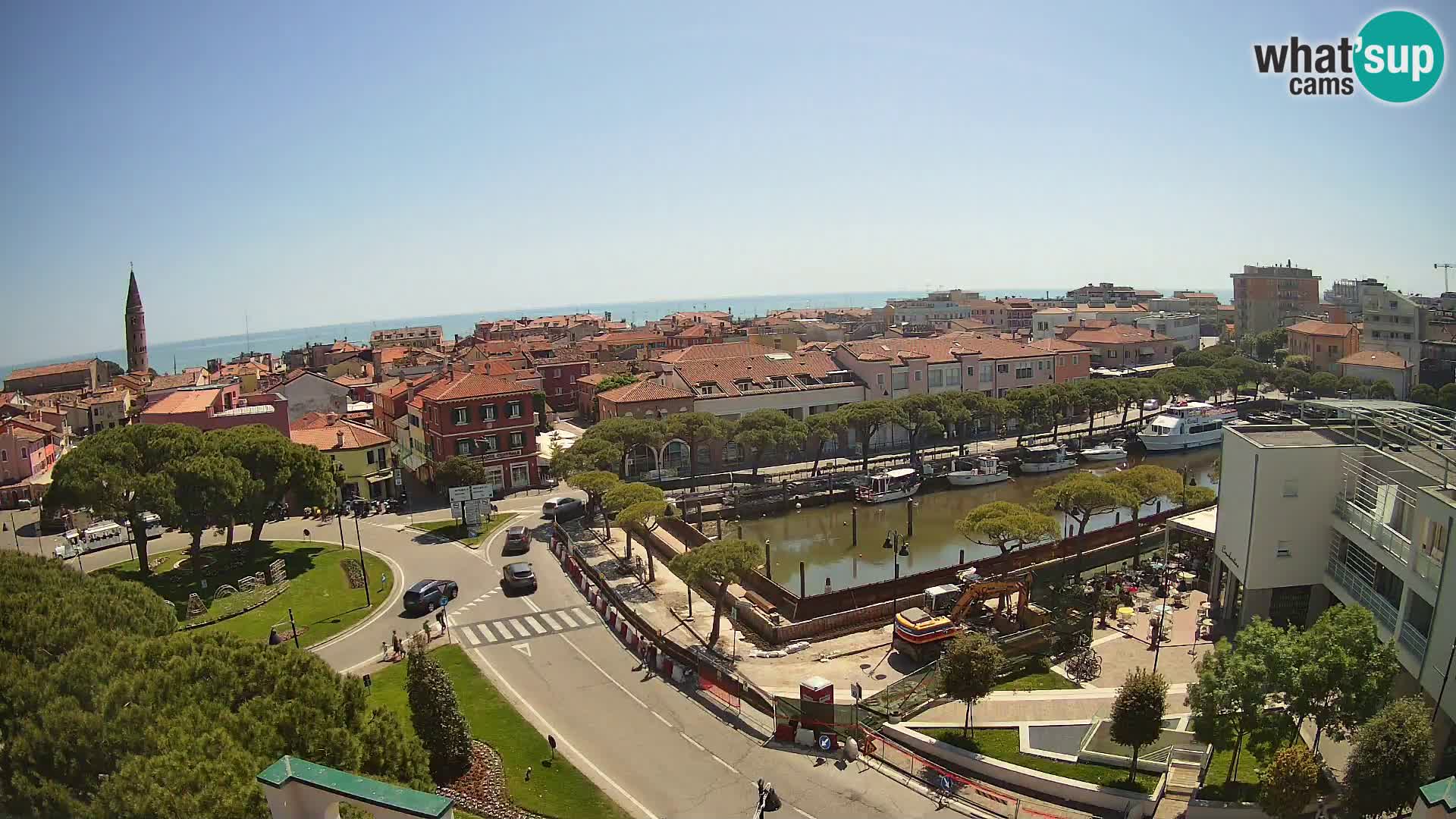 Pogled na Caorle v živo – Hotel Cleofe