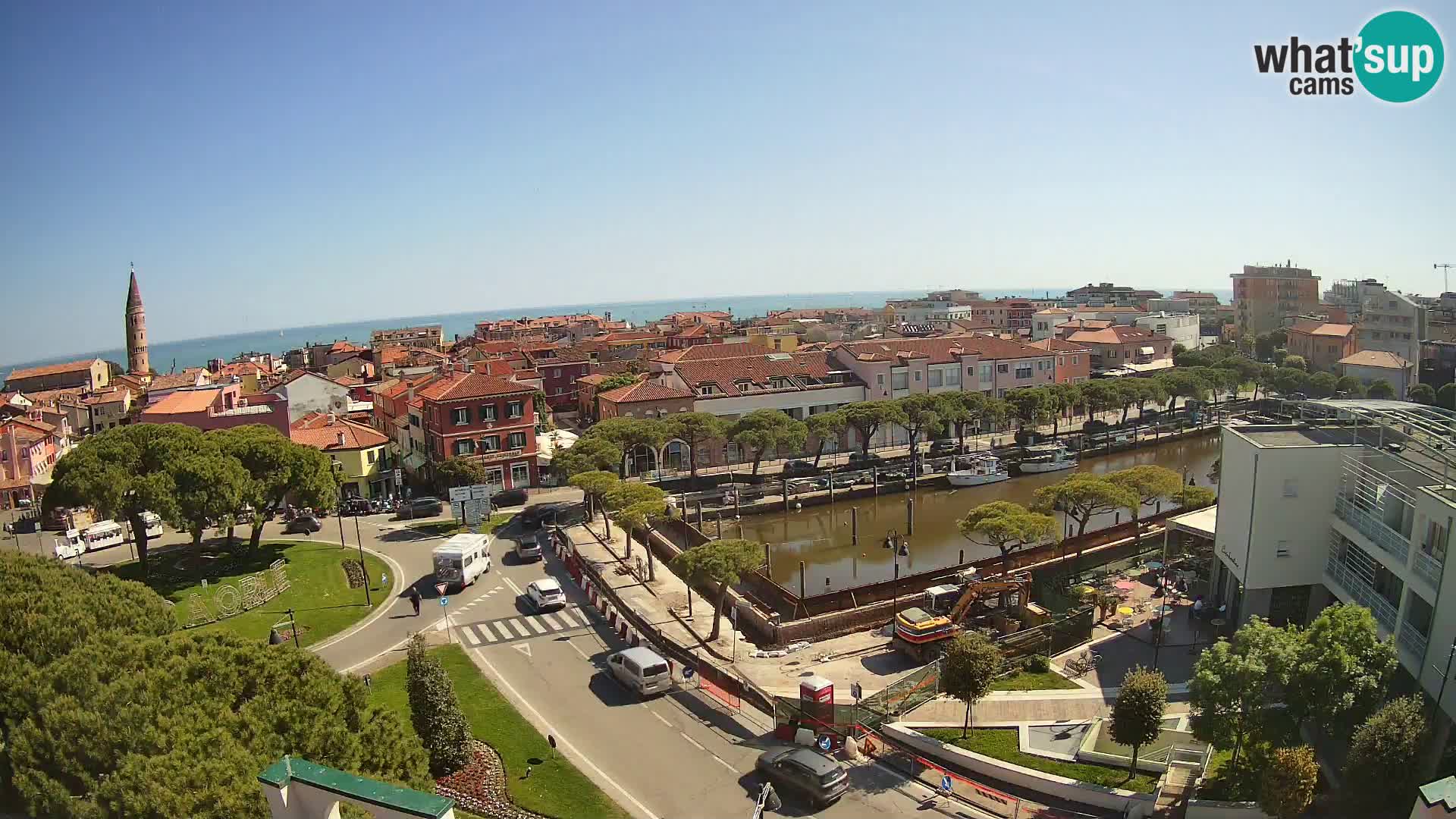 Webcam Panorama von Caorle – Hotel Cleofe