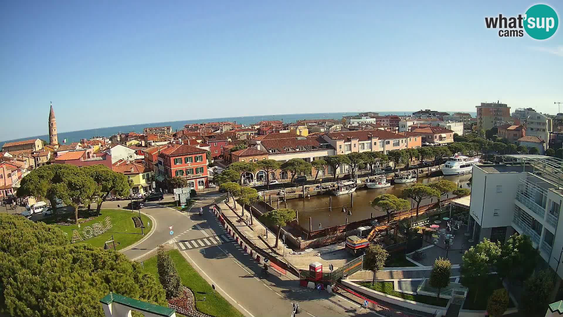 Cámara web Hotel Cleofe Caorle – Entrada de Caorle