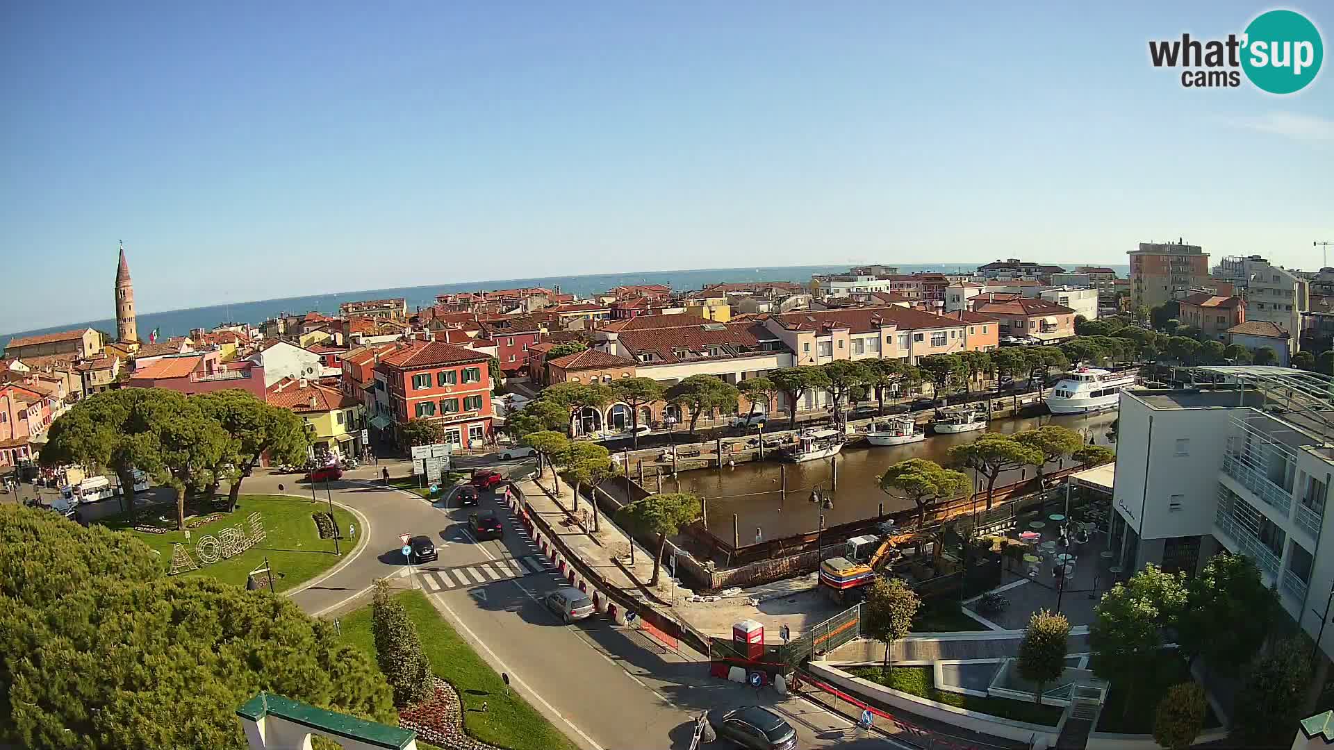 Cámara web Hotel Cleofe Caorle – Entrada de Caorle