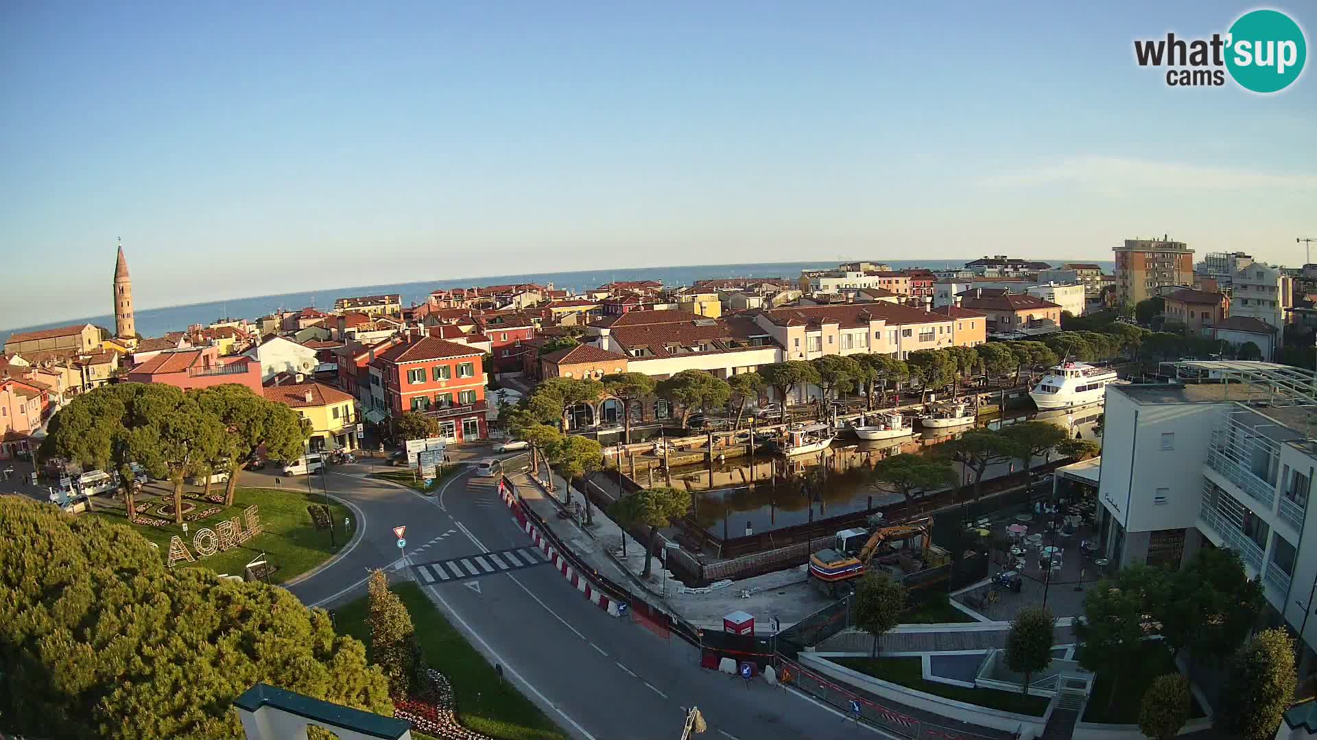 Webcam Panorama von Caorle – Hotel Cleofe