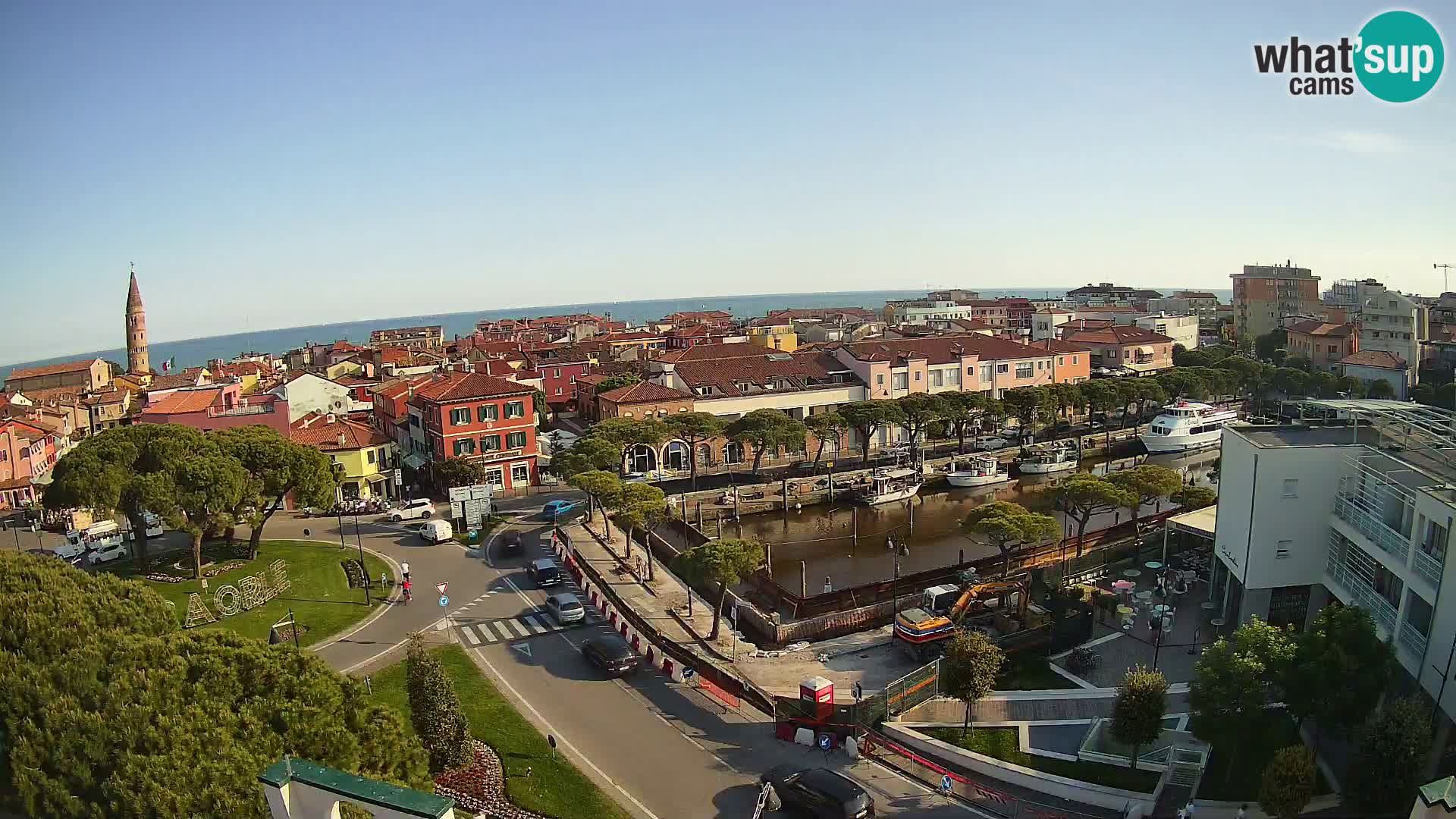 Cámara web Hotel Cleofe Caorle – Entrada de Caorle