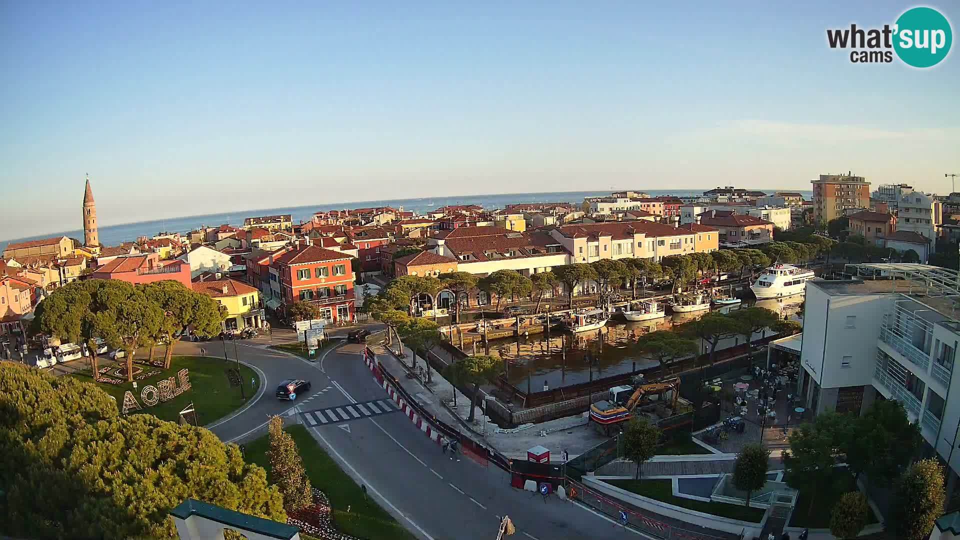 Webcam Hotel Cleofe | Panorama of Caorle old town