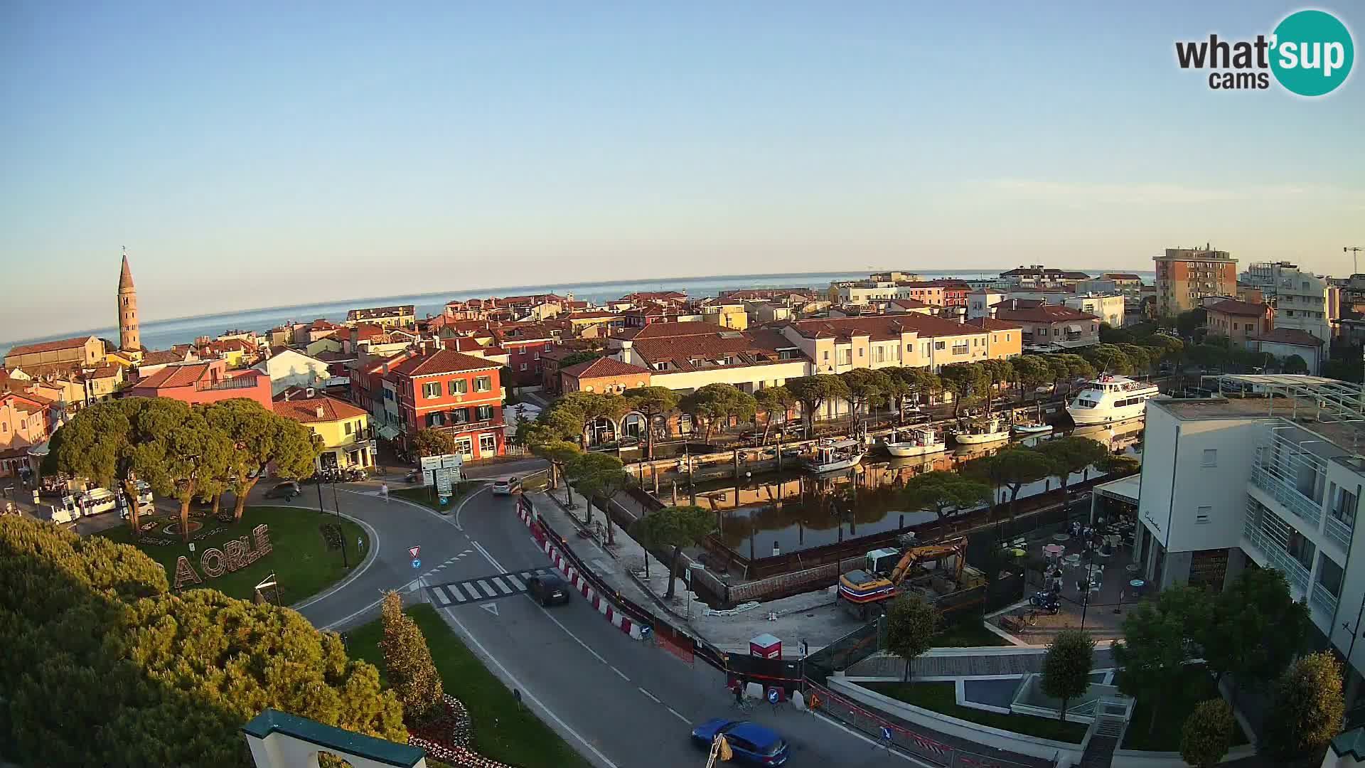 Webcam Hotel Cleofe | Panorama of Caorle old town