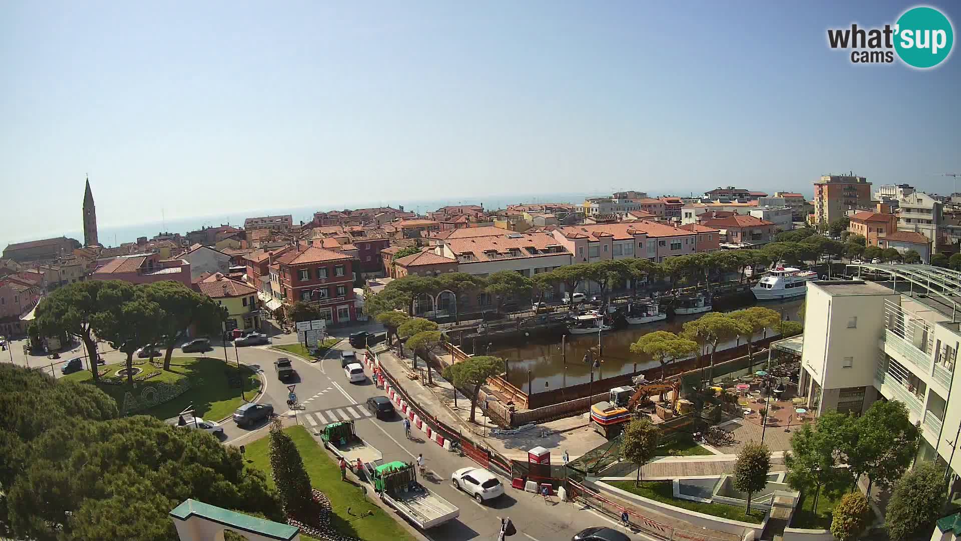 Webcam Hotel Cleofe | Panorama of Caorle old town
