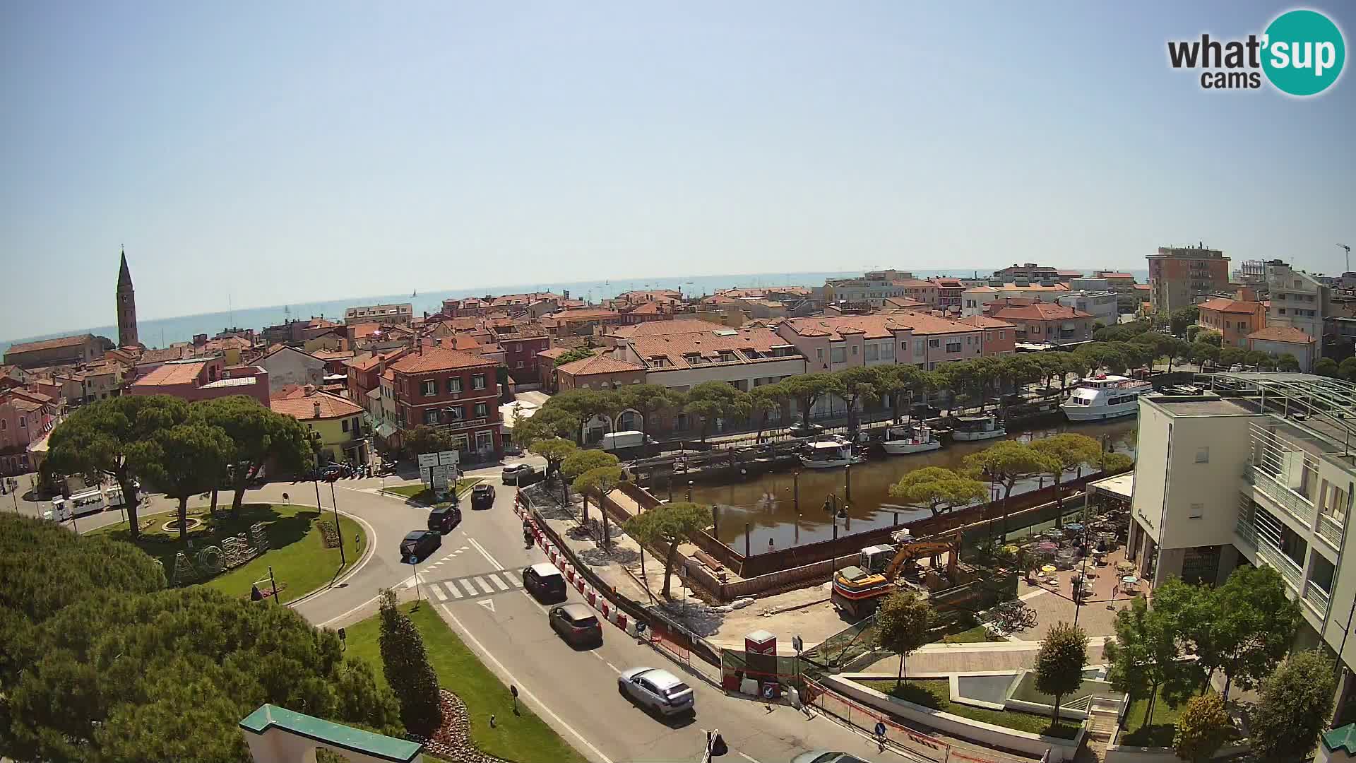 Webcam Hotel Cleofe | Panorama of Caorle old town