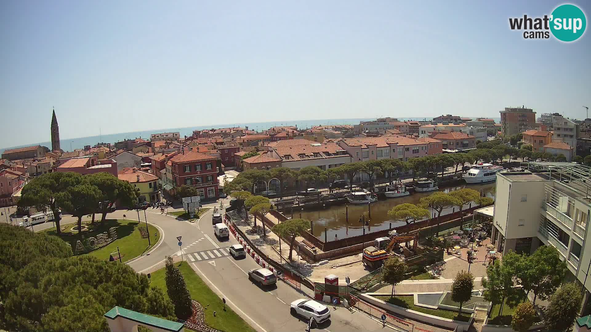 Pogled na Caorle v živo – Hotel Cleofe
