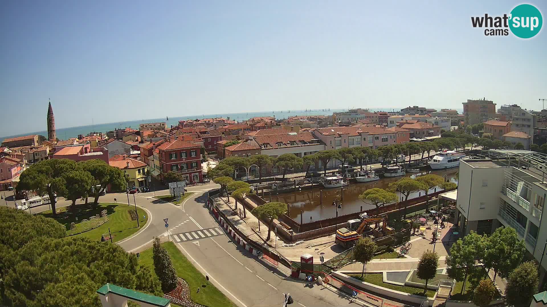 Ulaz u Caorle  Web kamera hotel Cleofe Caorle