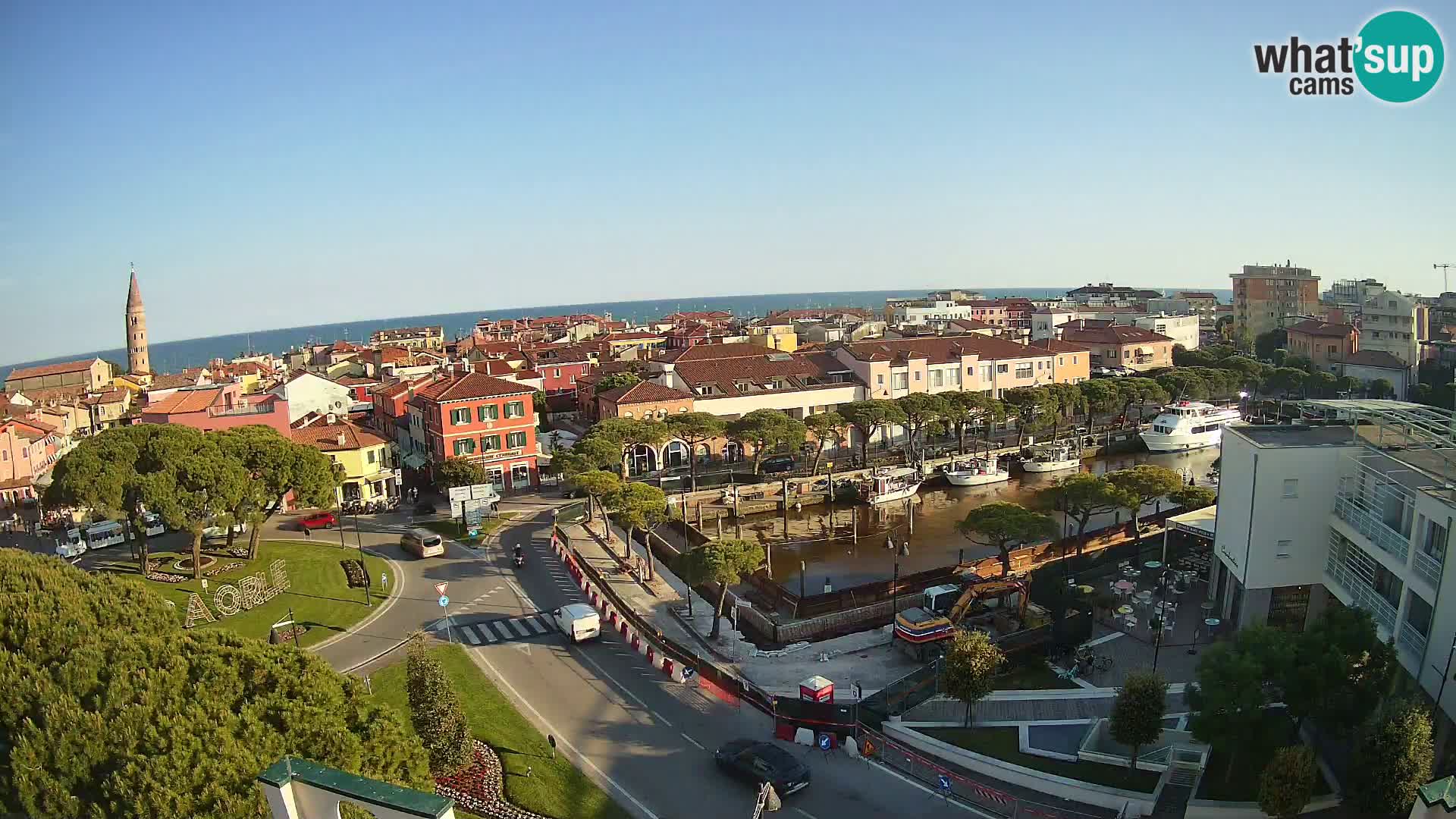 Webcam Panorama von Caorle – Hotel Cleofe