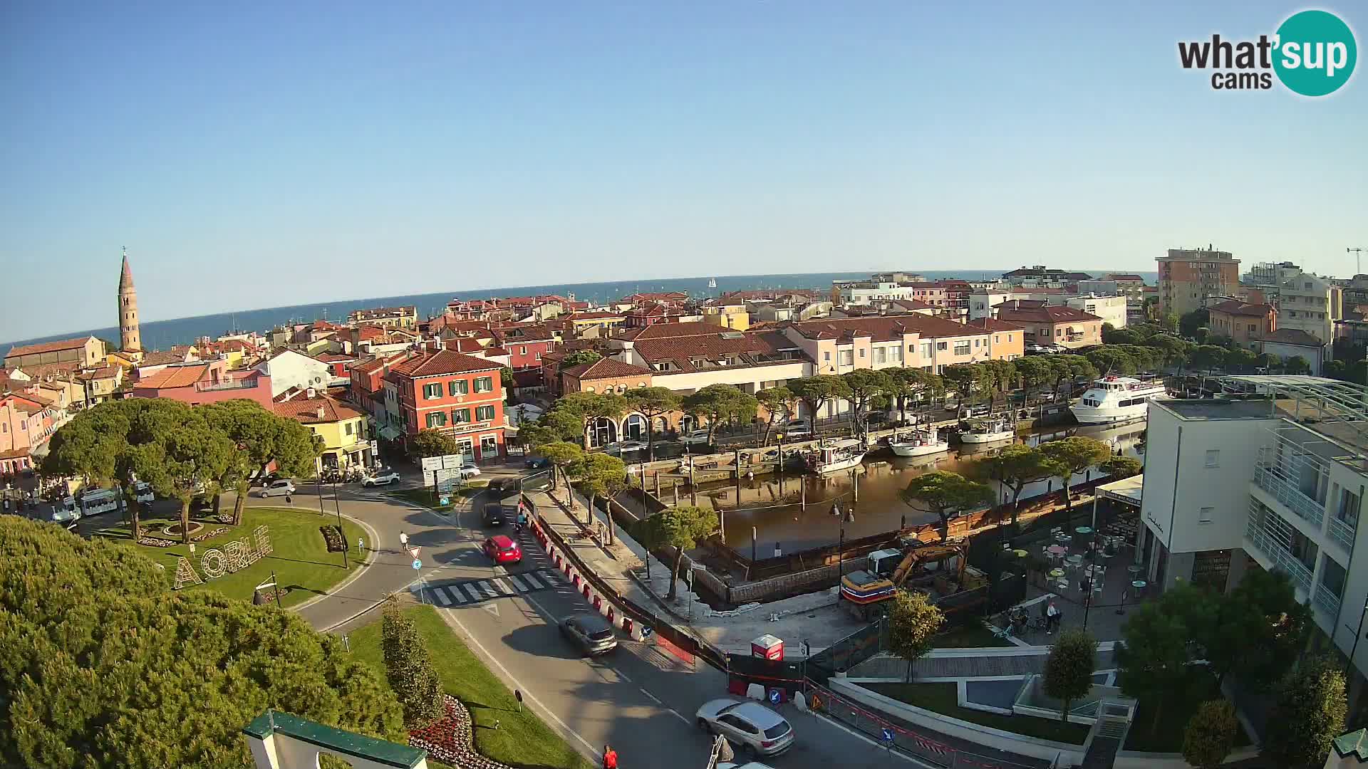 Webcam Panorama von Caorle – Hotel Cleofe