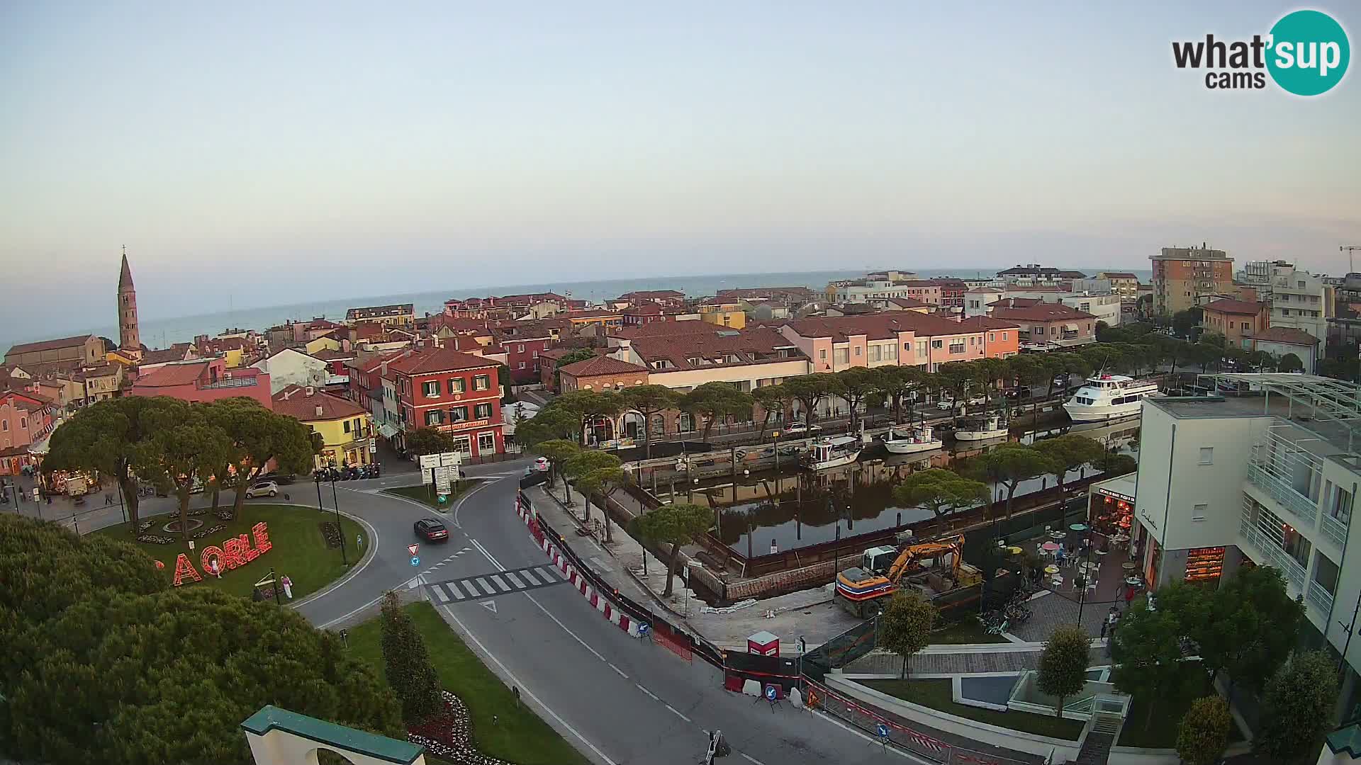 Ulaz u Caorle  Web kamera hotel Cleofe Caorle