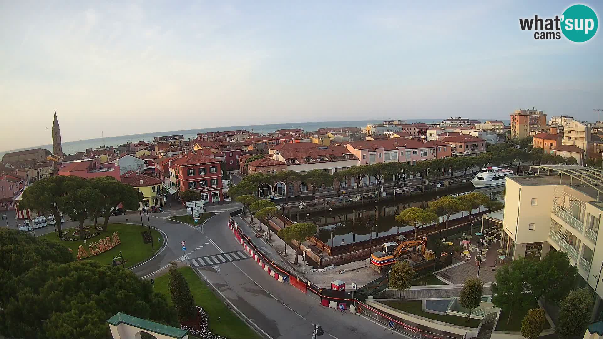 Pogled na Caorle v živo – Hotel Cleofe