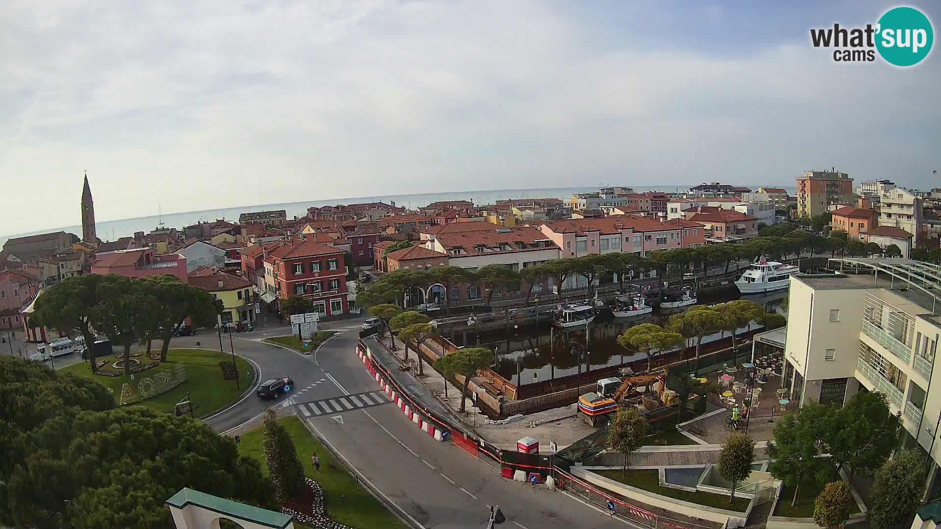 Webcam Hotel Cleofe | Panorama of Caorle old town