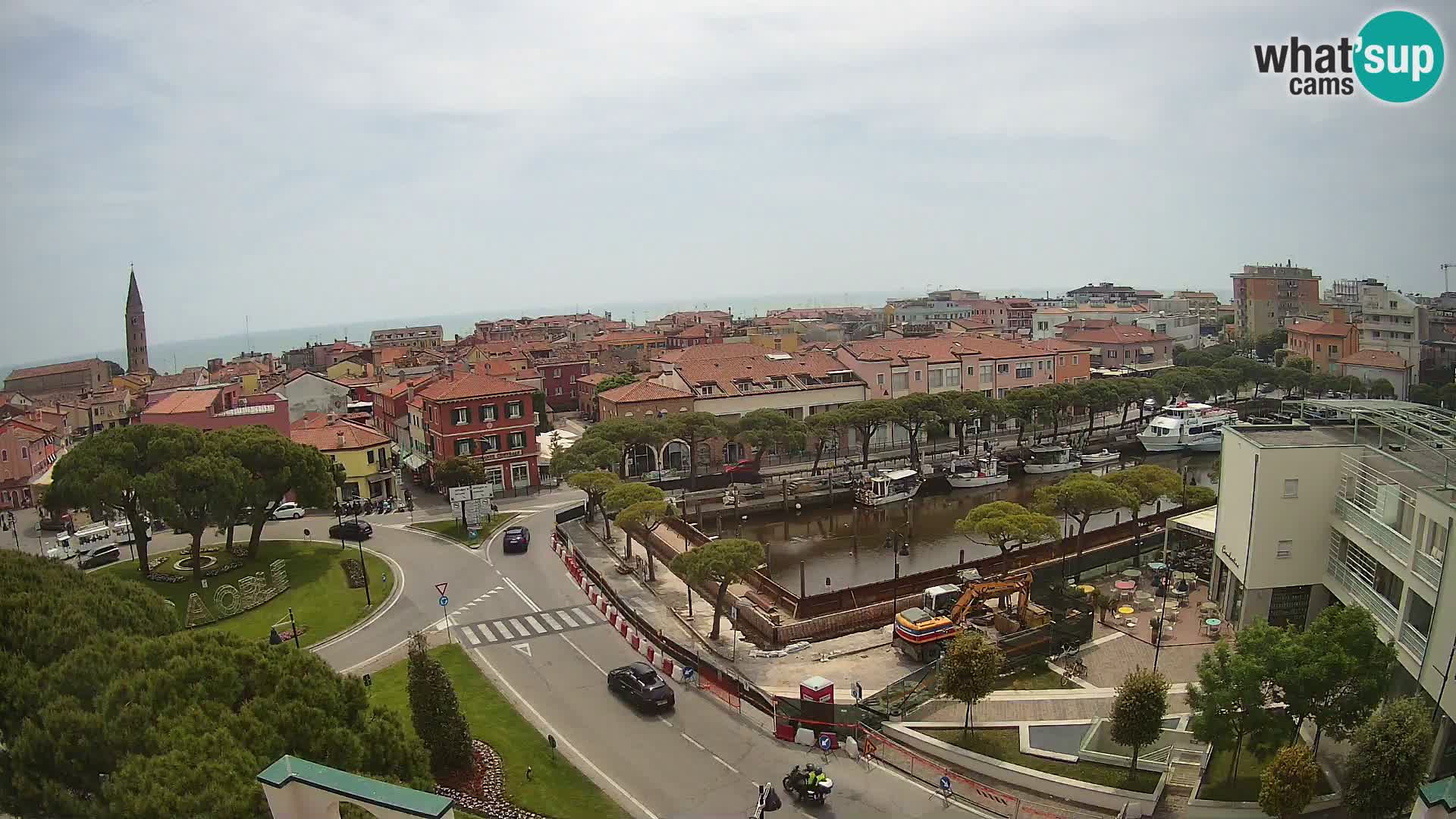 Pogled na Caorle v živo – Hotel Cleofe