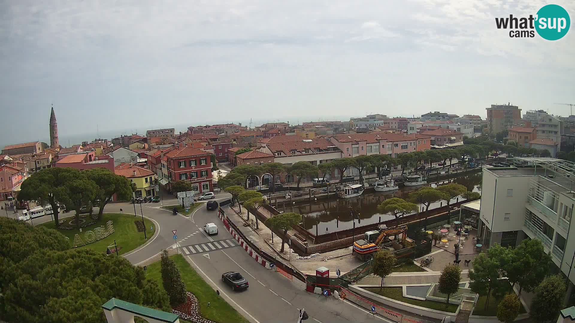 Webcam Hotel Cleofe | Panorama of Caorle old town