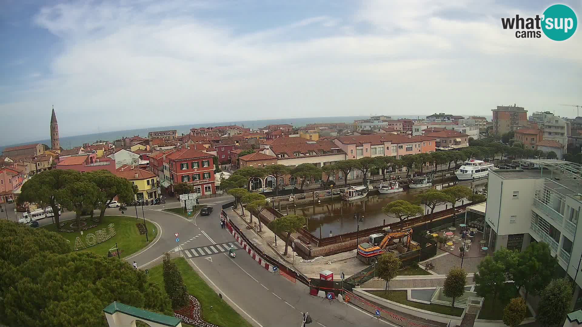 Webcam Hotel Cleofe | Panorama of Caorle old town