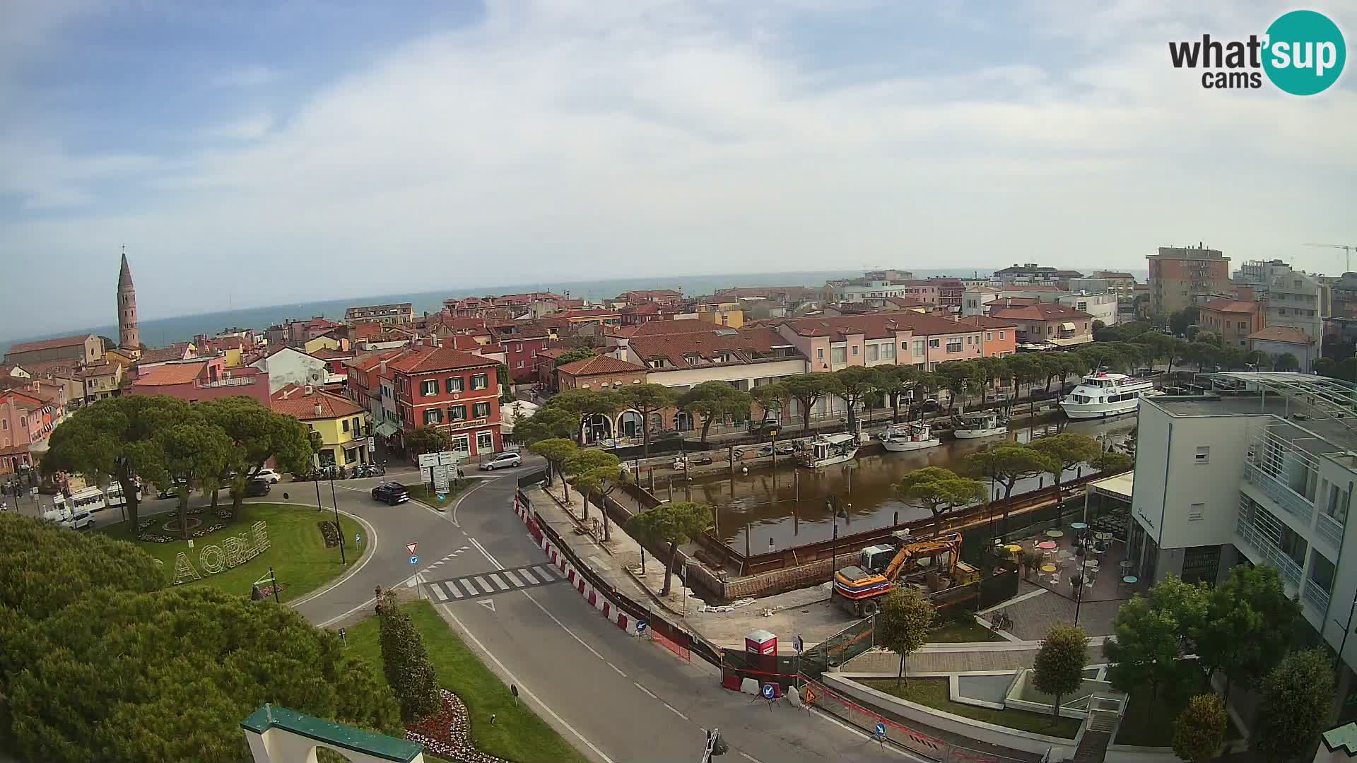 Webcam Hotel Cleofe | Panorama of Caorle old town