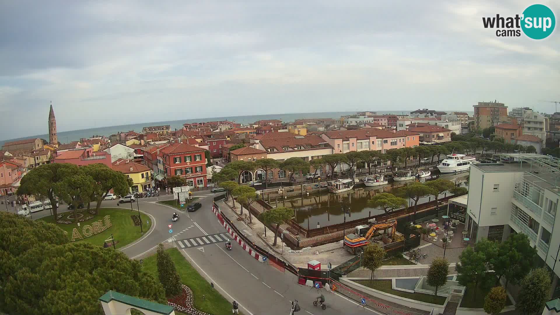 Pogled na Caorle v živo – Hotel Cleofe