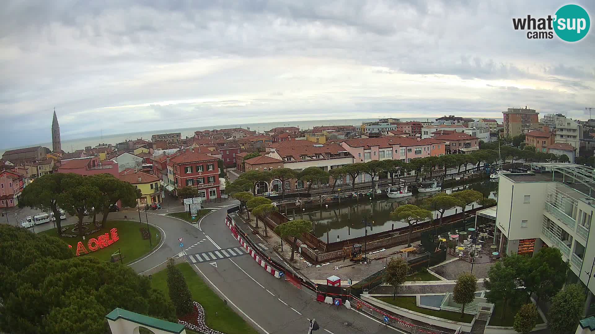 Webcam Hotel Cleofe | Panorama of Caorle old town